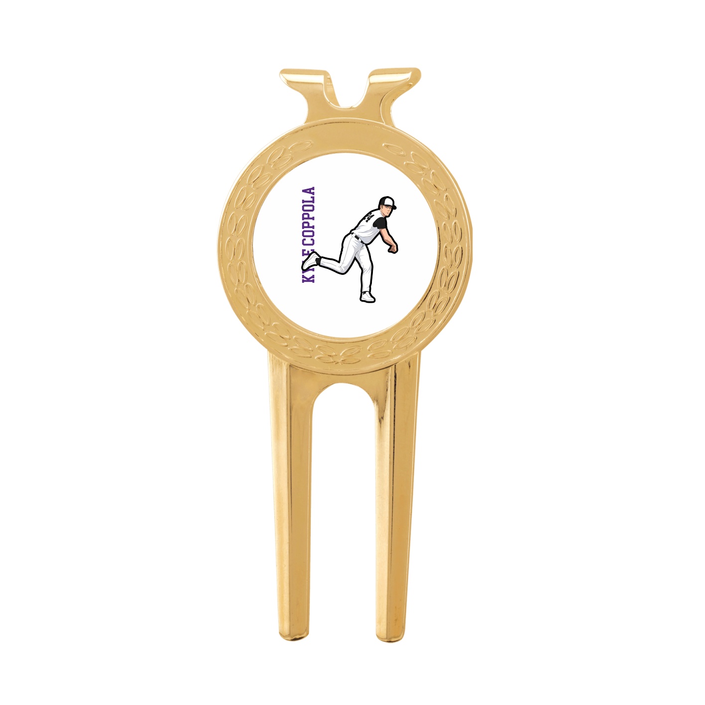 Divot Tool with Ball Marker — Name Vertical in Classic