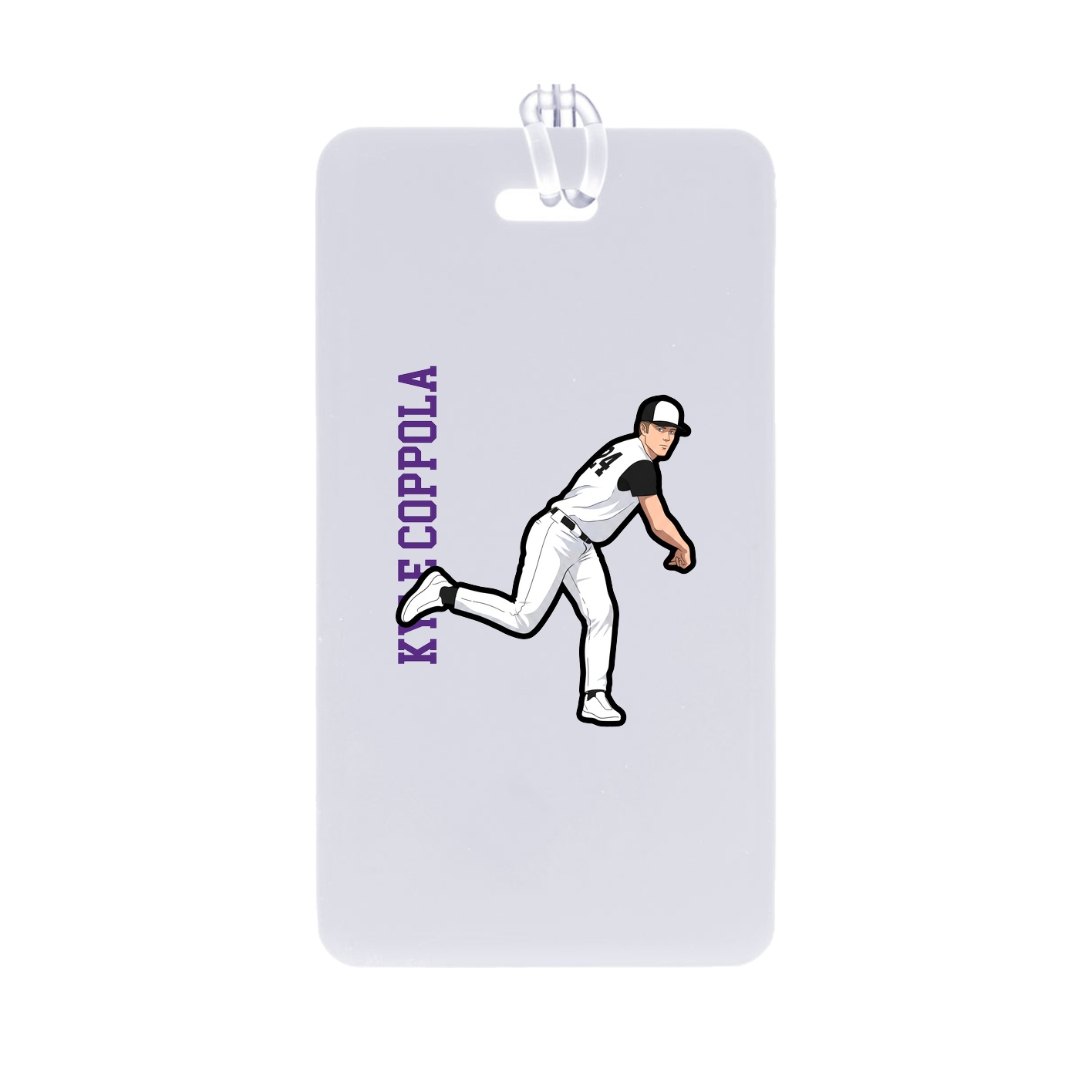 Bag Tag — Name Vertical in Classic