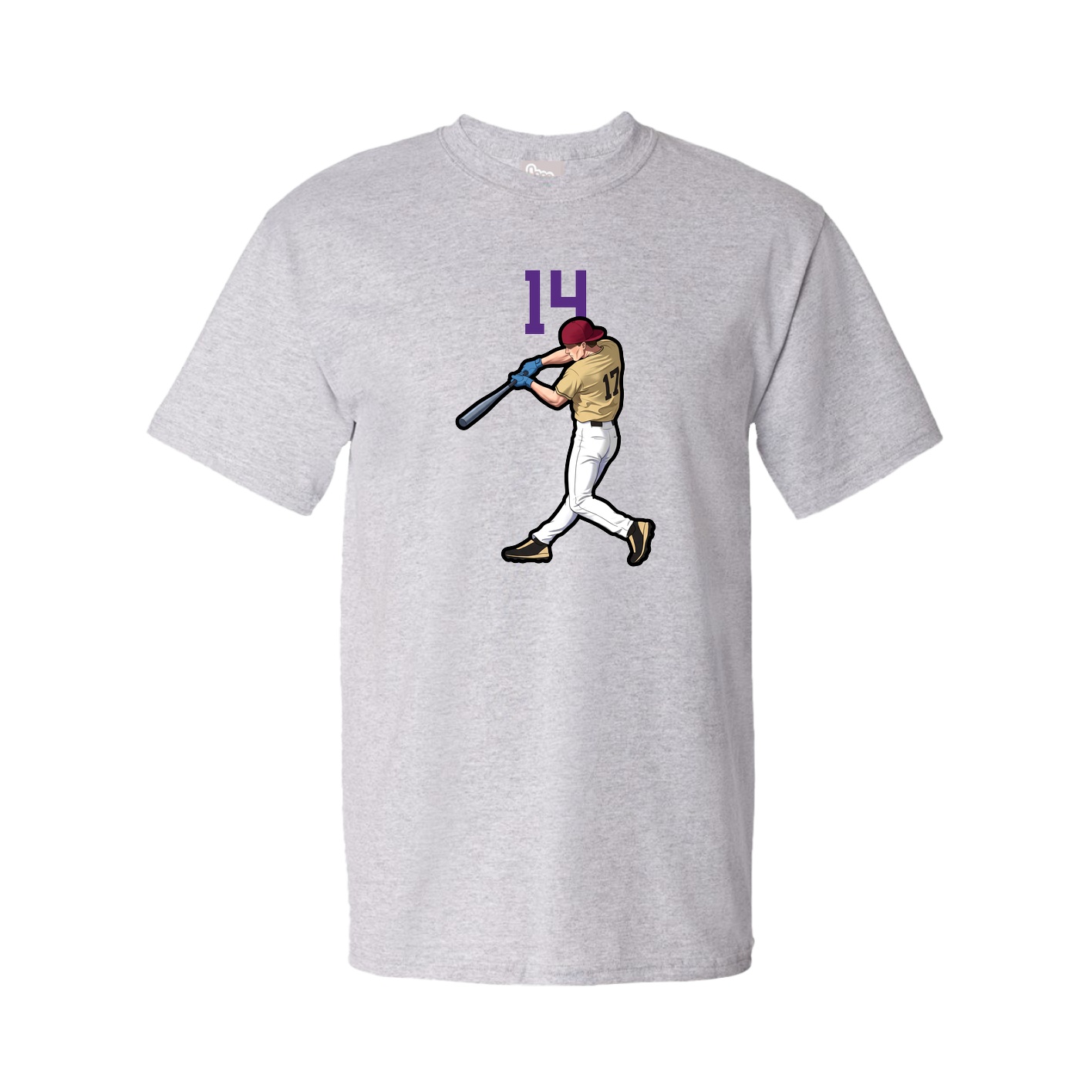 Tee — Number Top in Grey