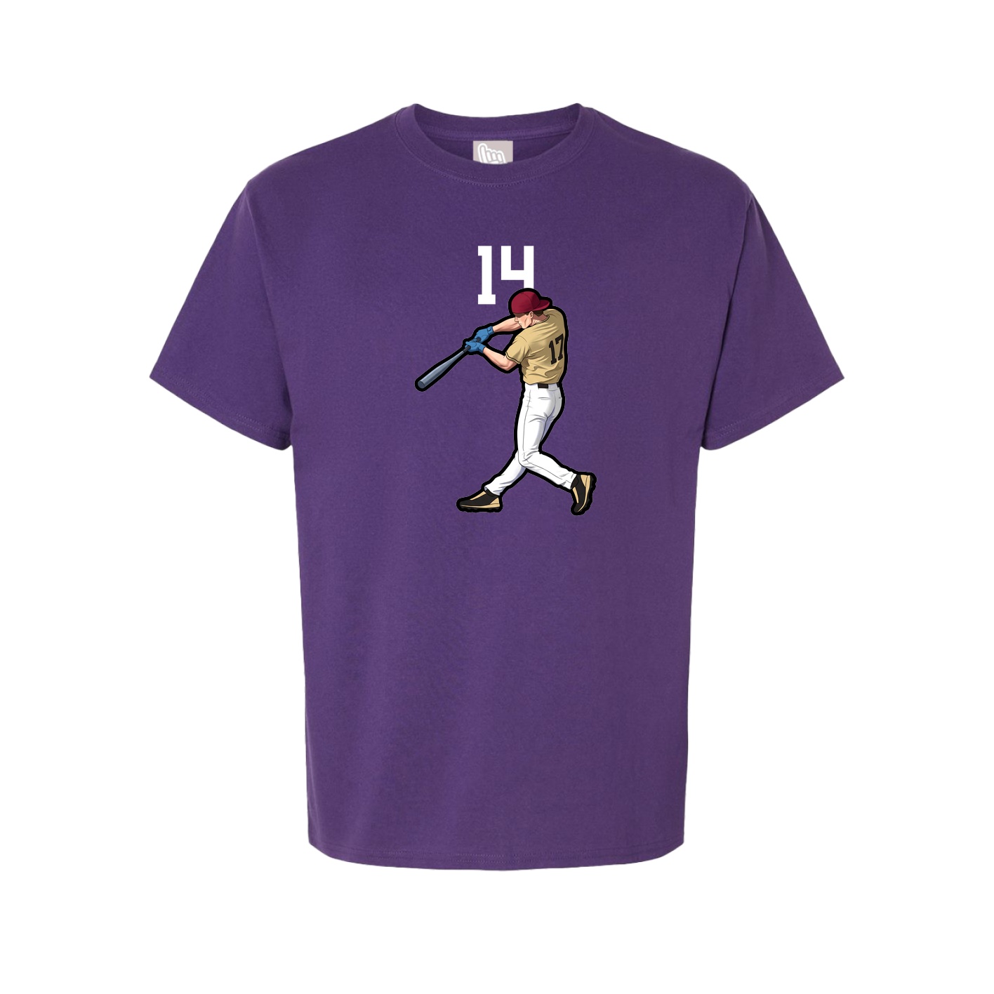 Tee — Number Top in Purple