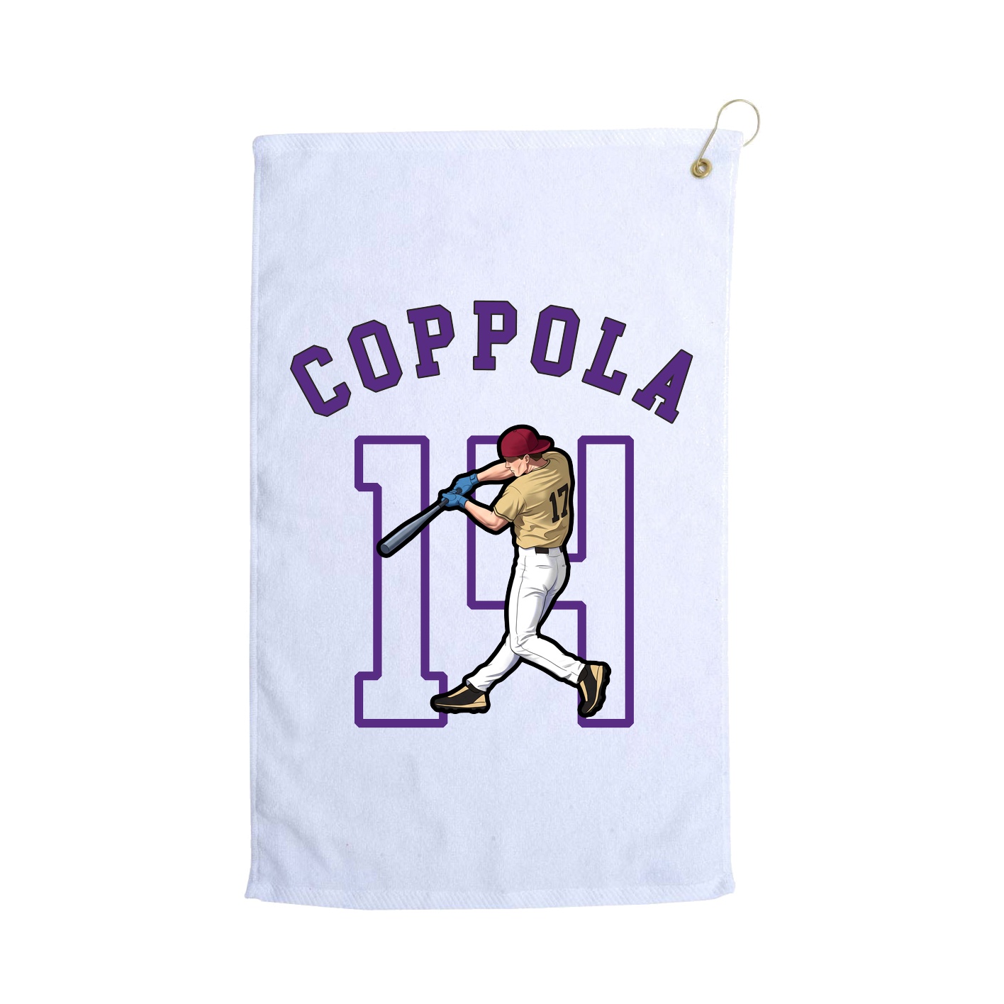 Golf Towel — Shirsey Arch in White