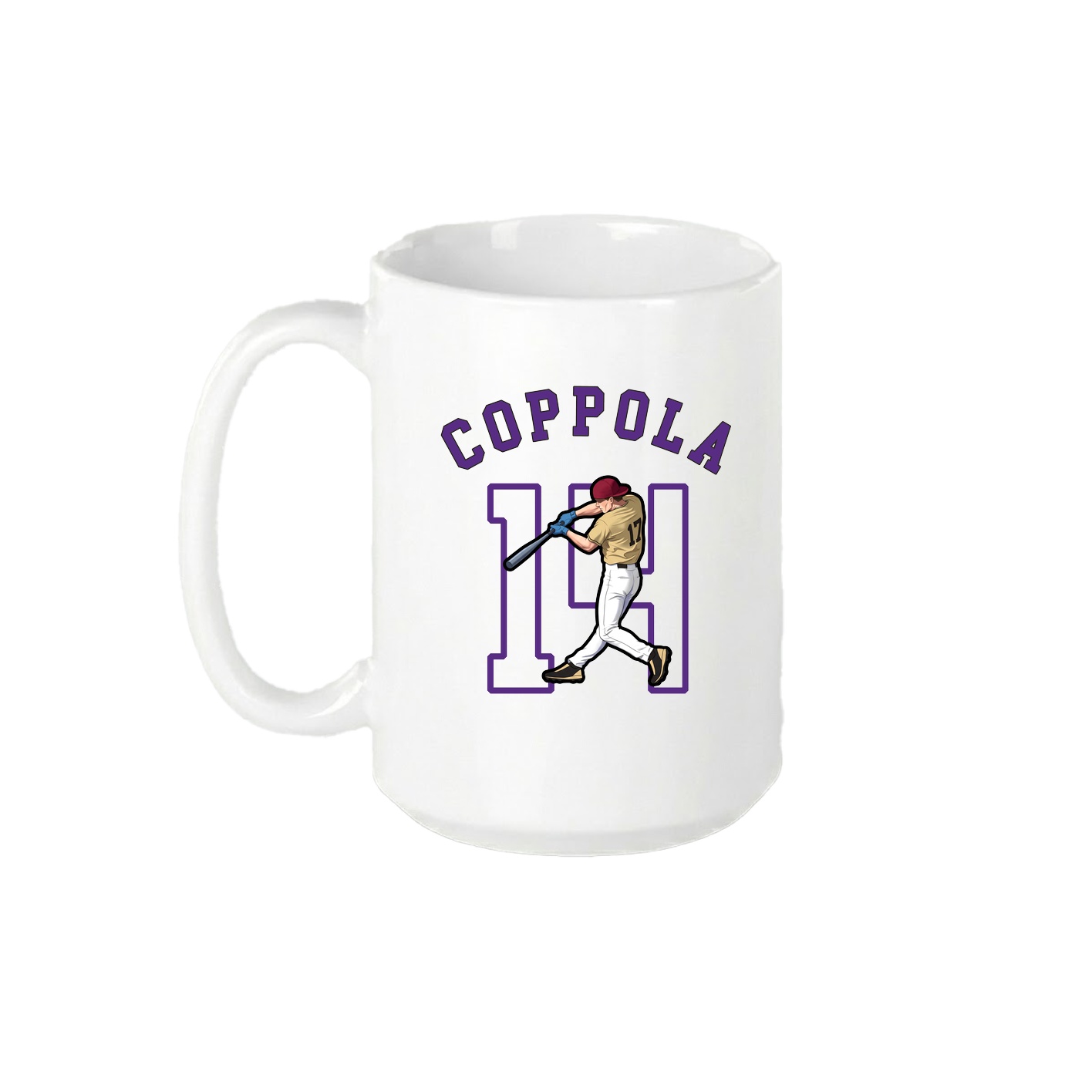 15oz Coffee Mug — Shirsey Arch in White