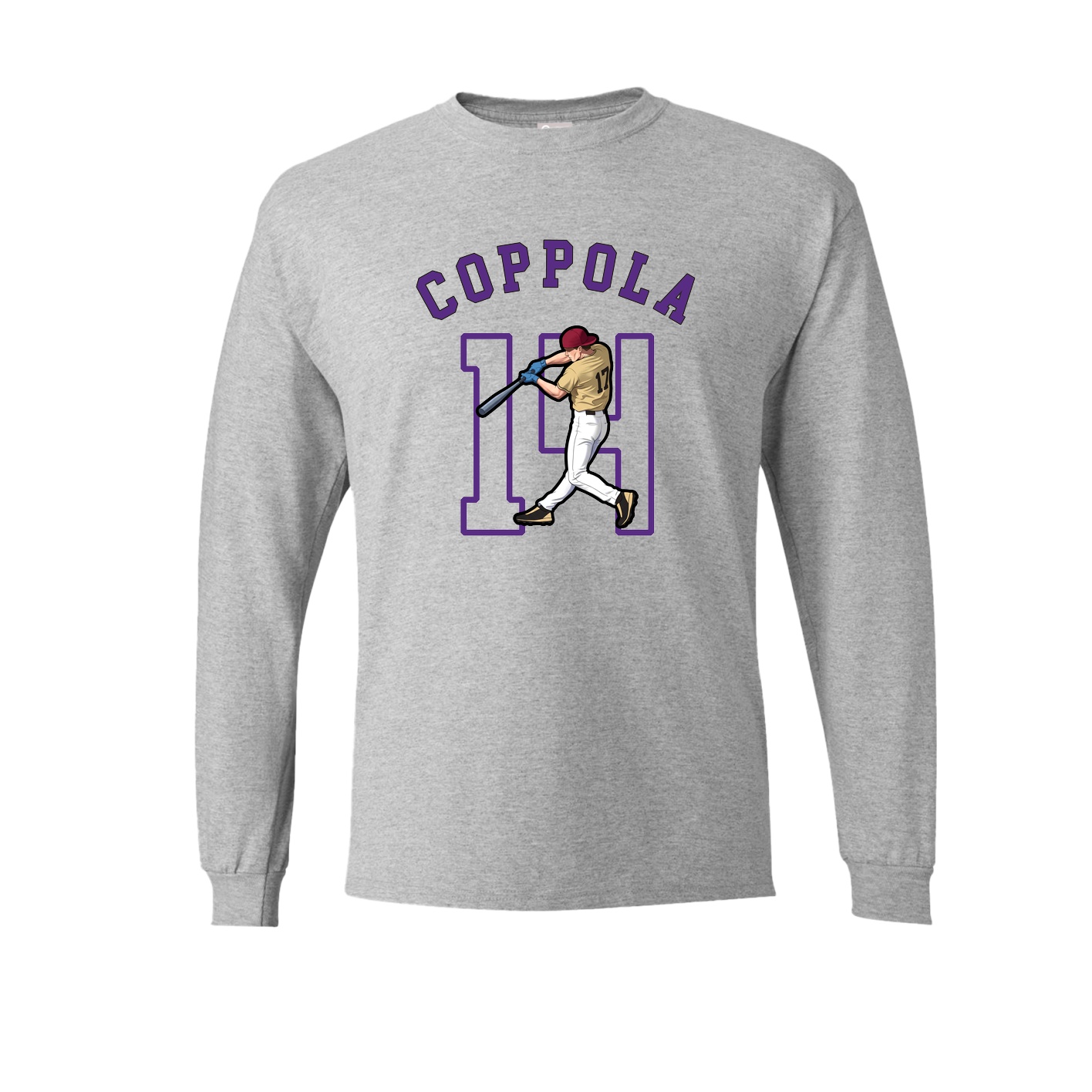Long Sleeve Tee — Shirsey Arch in Grey