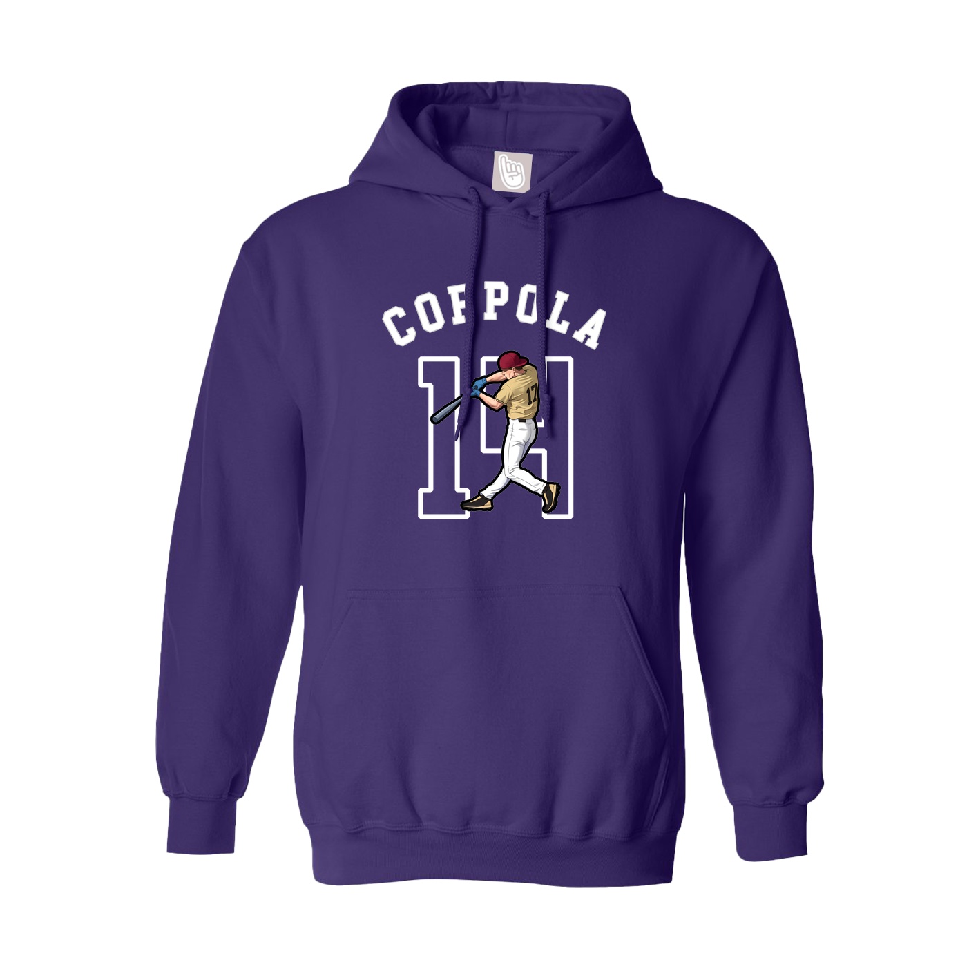 Youth Hoodie — Shirsey Arch in Purple