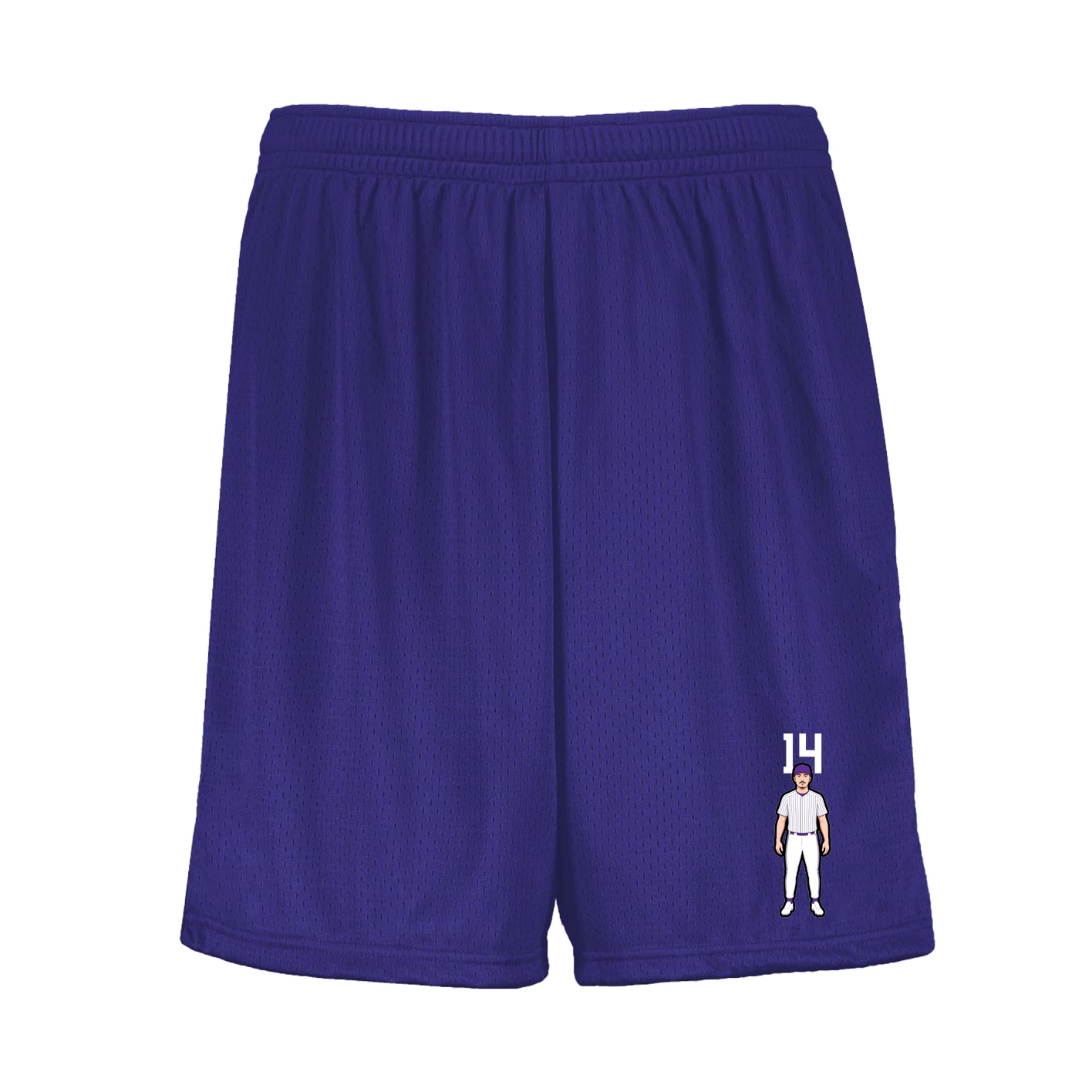Shorts — Number Top in Purple
