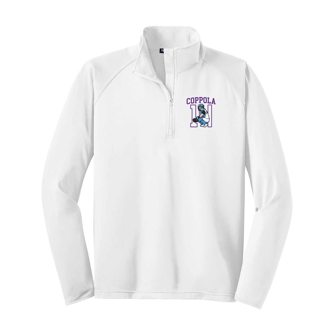 Q-Zip Pullover — Shirsey in White
