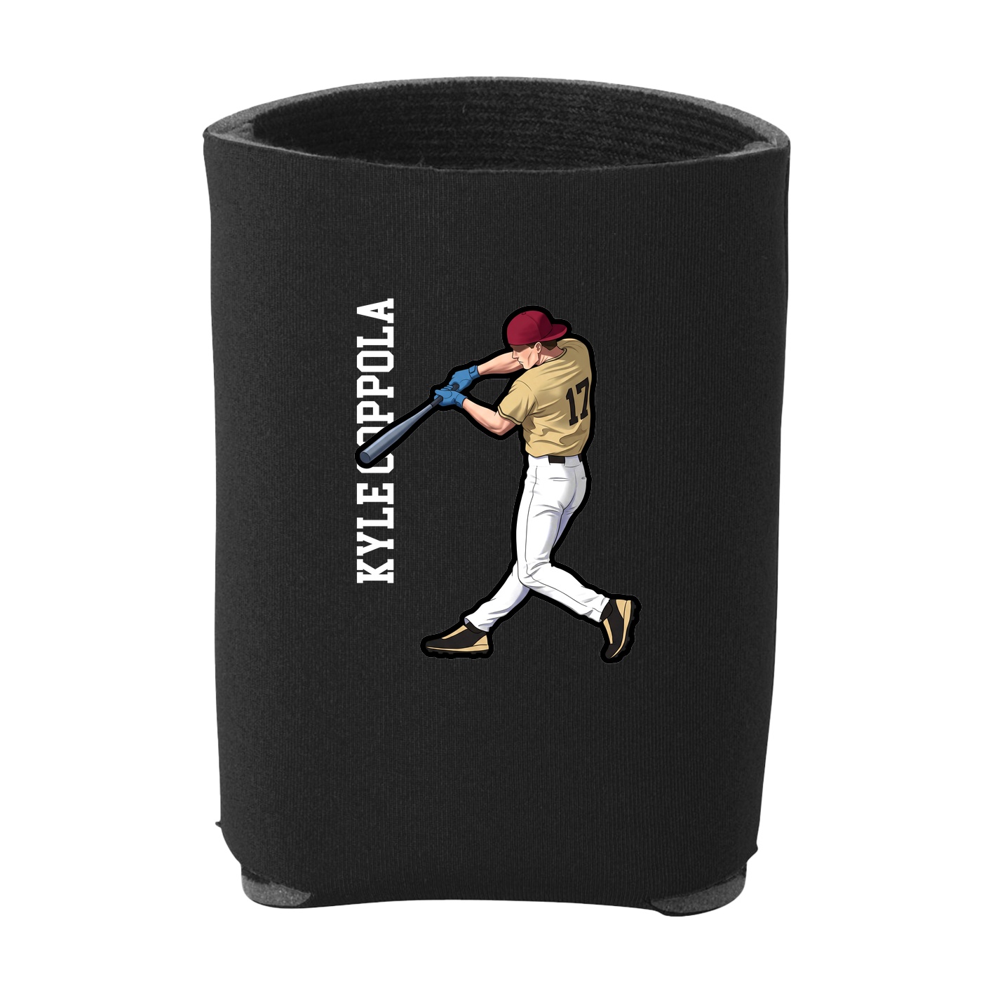 Can Holder — Name Vertical in Black