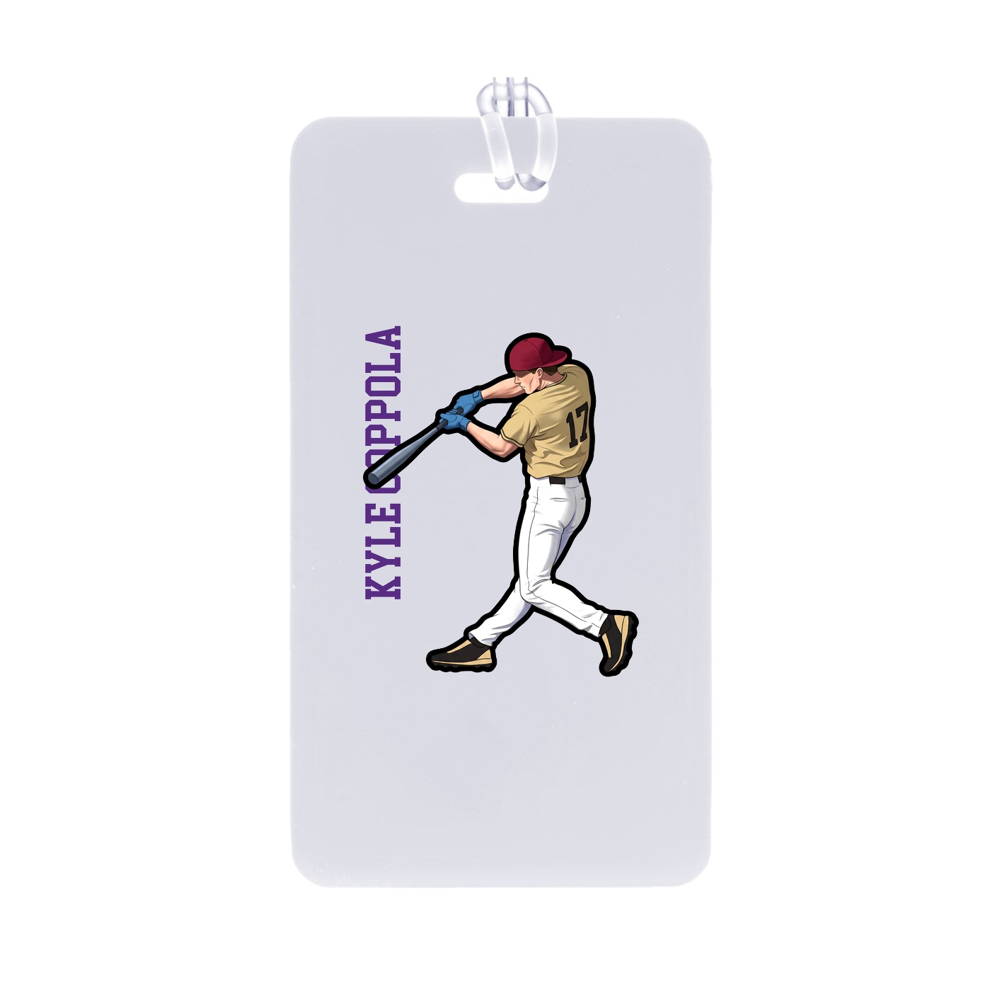 Bag Tag — Name Vertical in Classic
