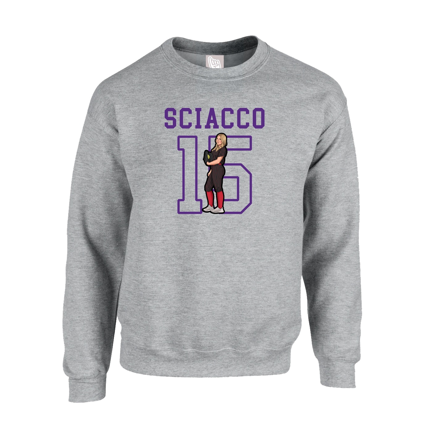 Fleece Crew — Shirsey in Grey