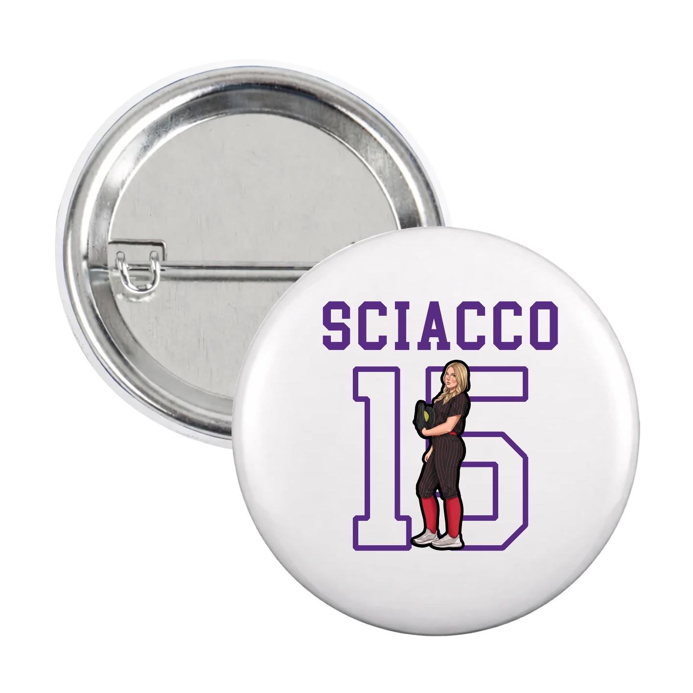 Game Day Button — Shirsey in White