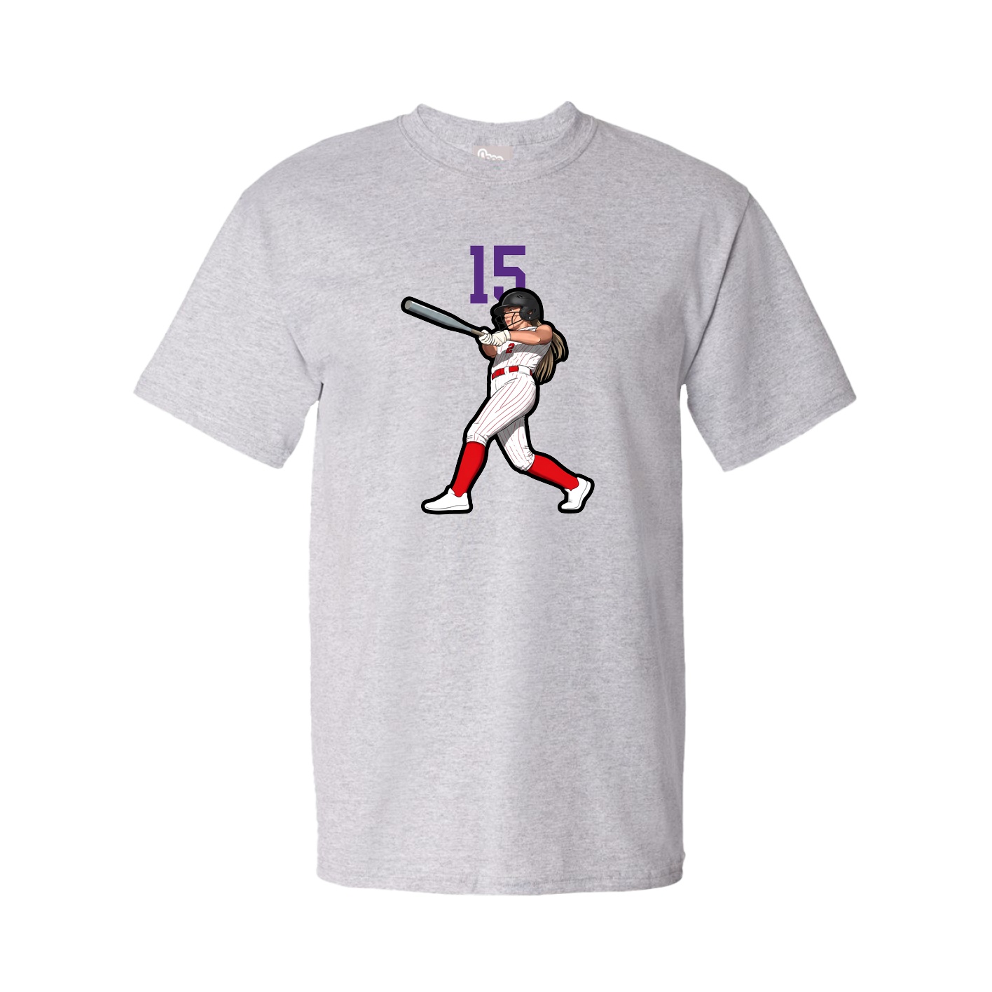 Tee — Number Top in Grey