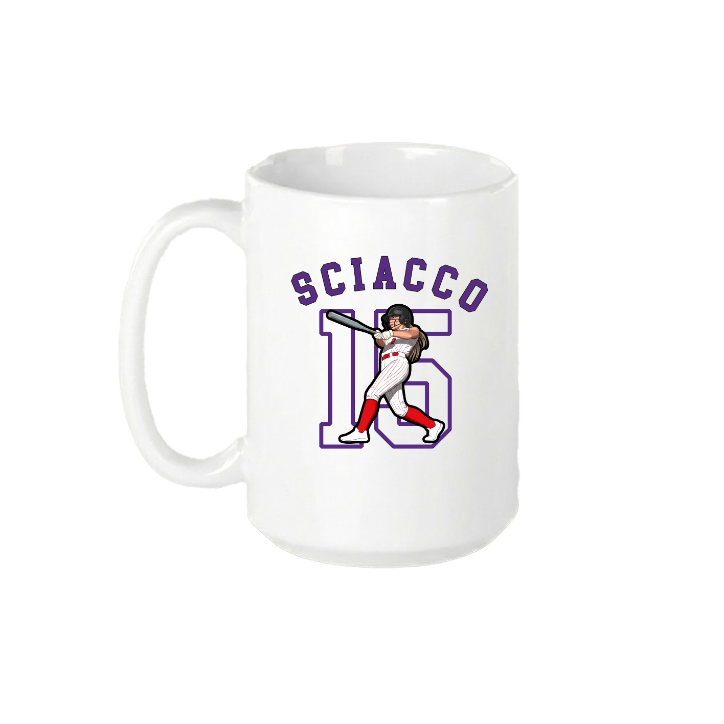 15oz Coffee Mug — Shirsey Arch in White