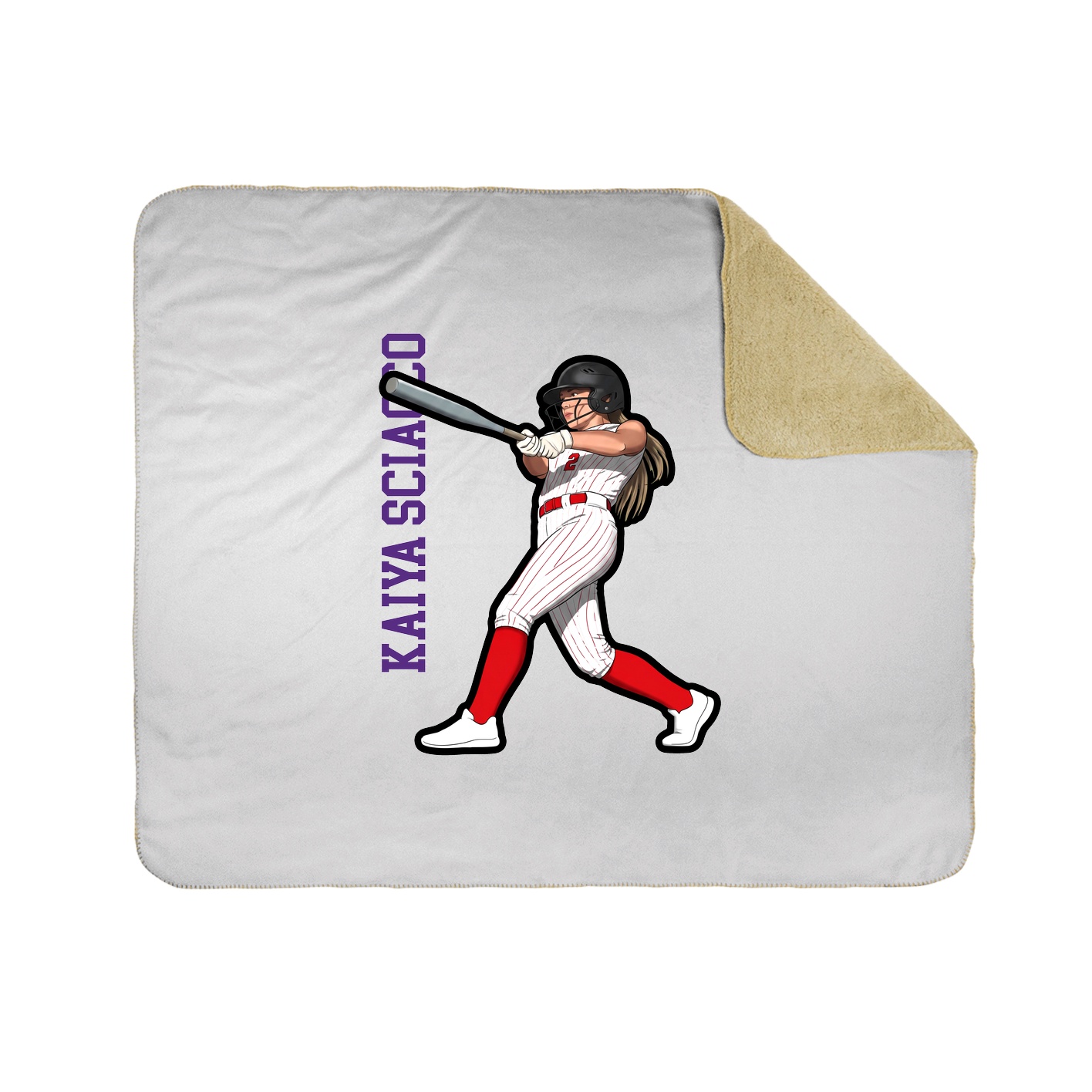 50x60 Sherpa Lined Throw Blanket