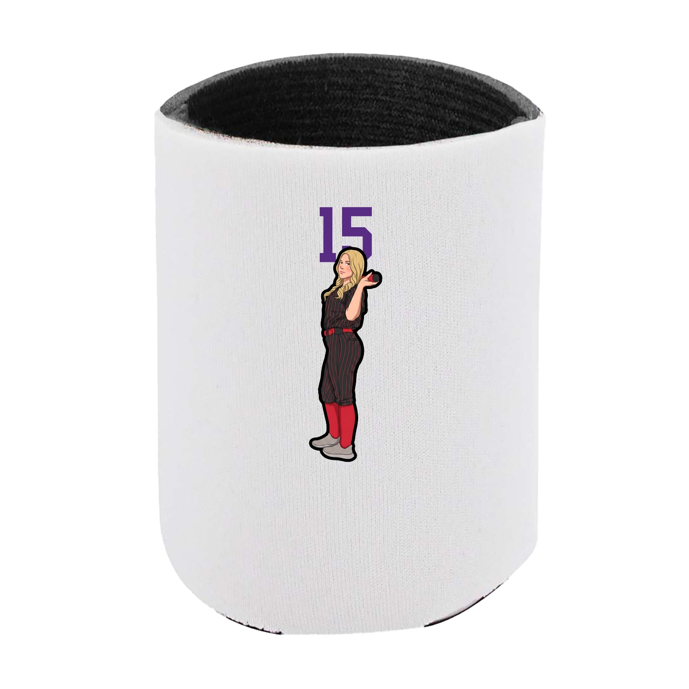 Can Holder — Number Top in White