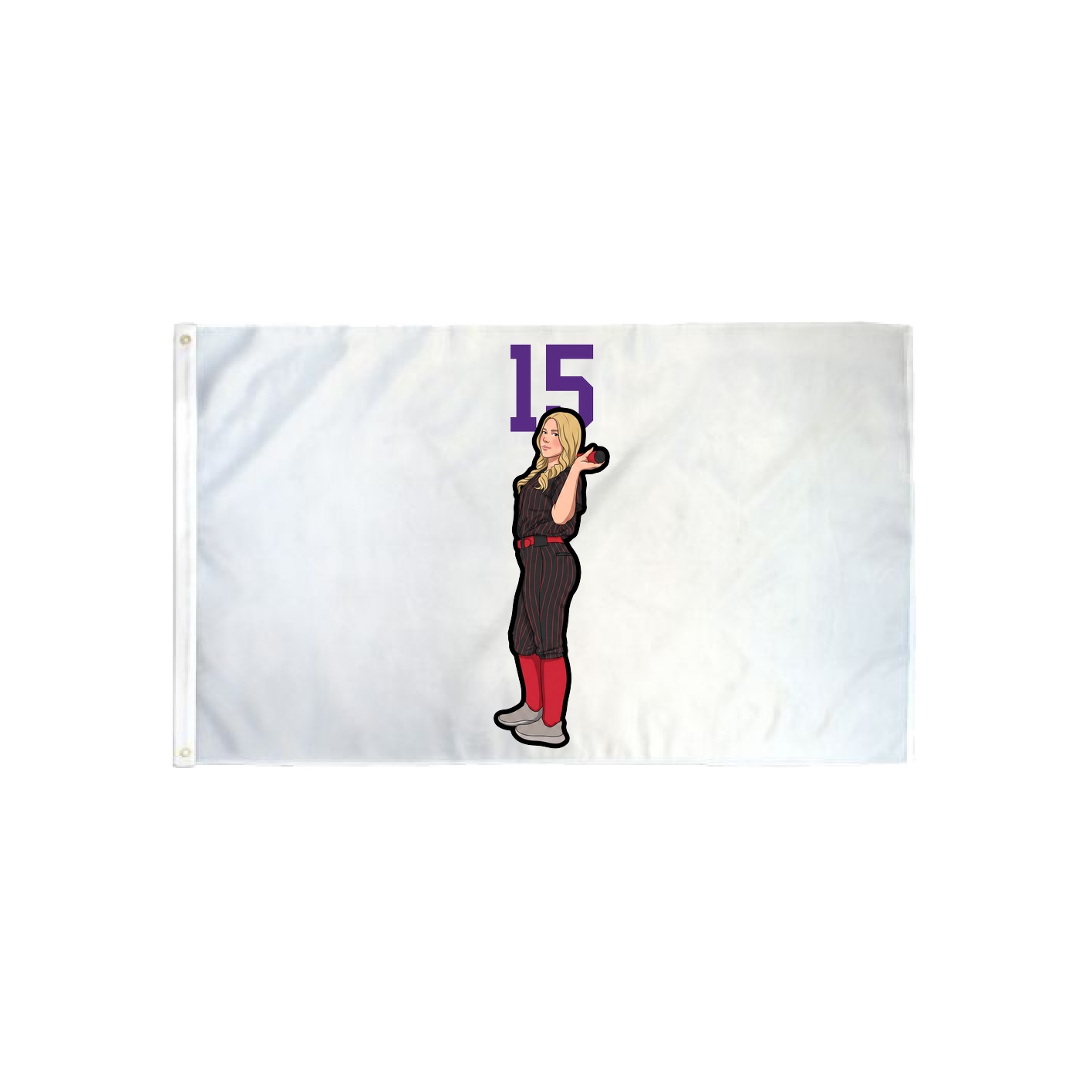 3x5 Flag — Number Top in Classic