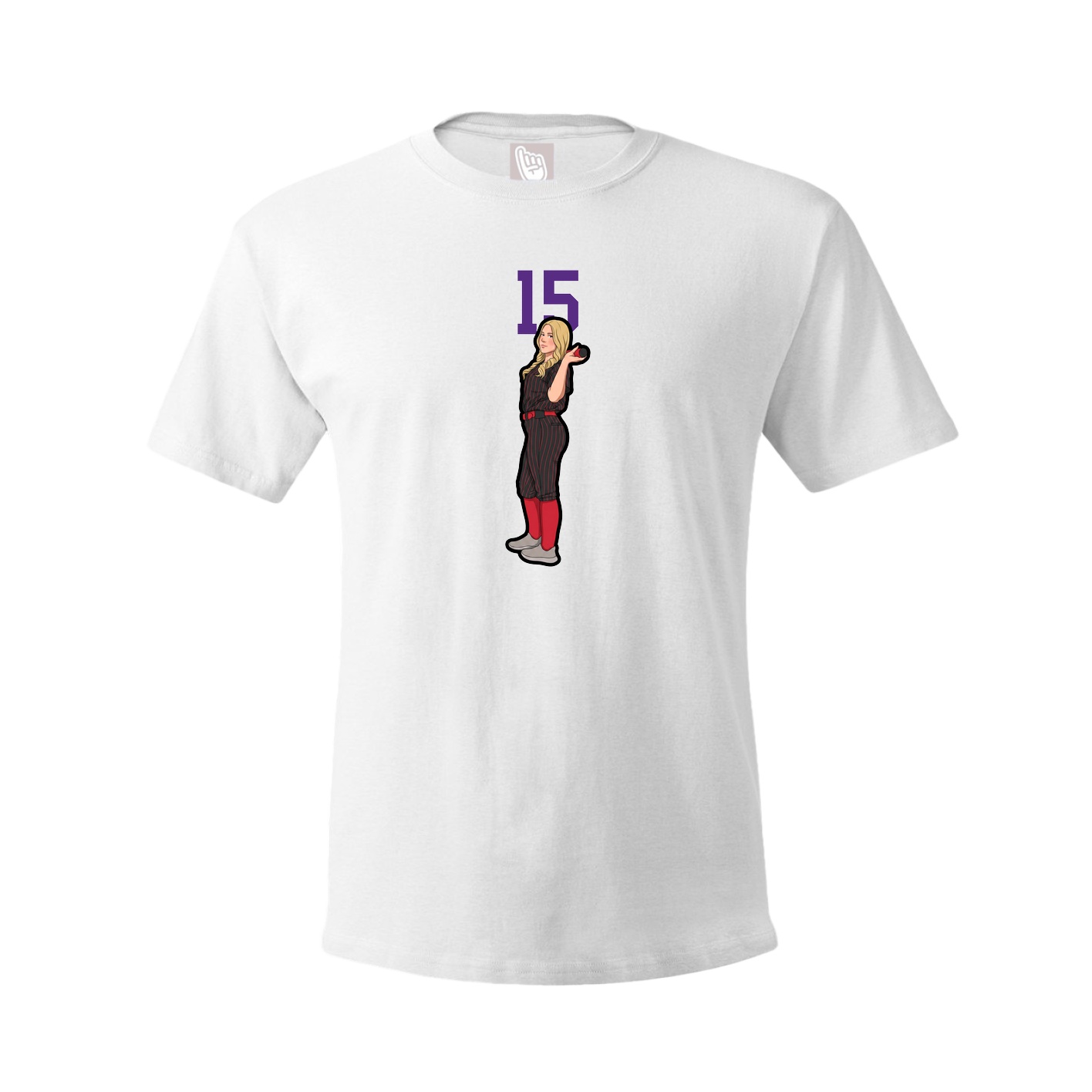 Tee — Number Top in White