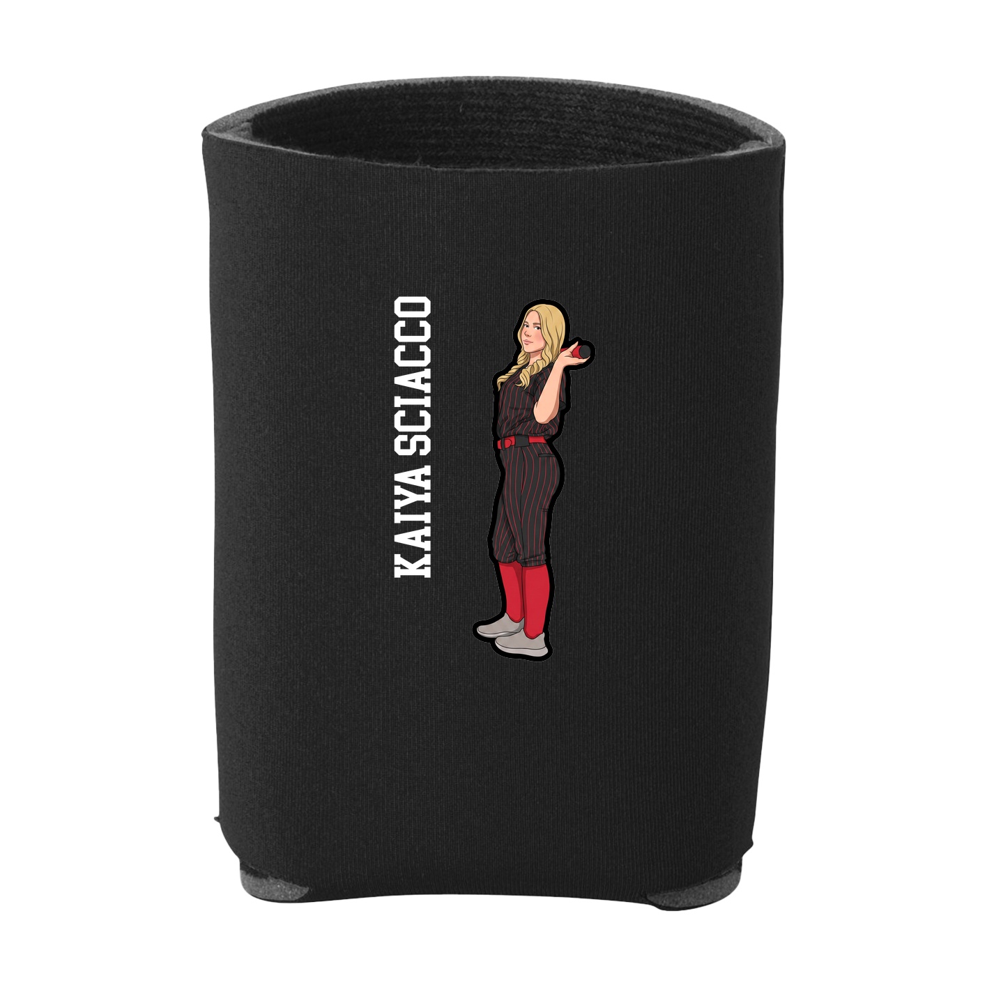 Can Holder — Name Vertical in Black