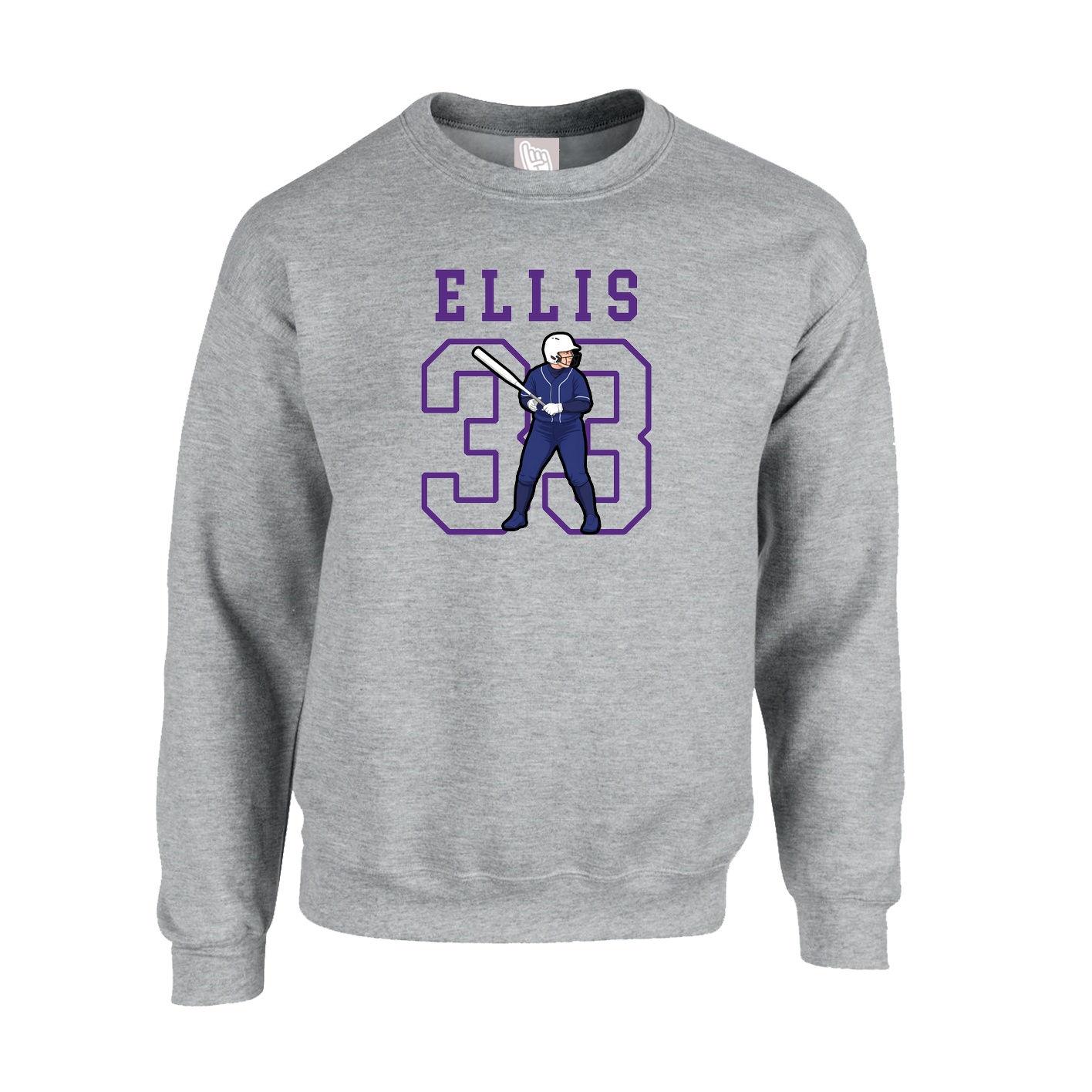 Fleece Crew — Shirsey in Grey