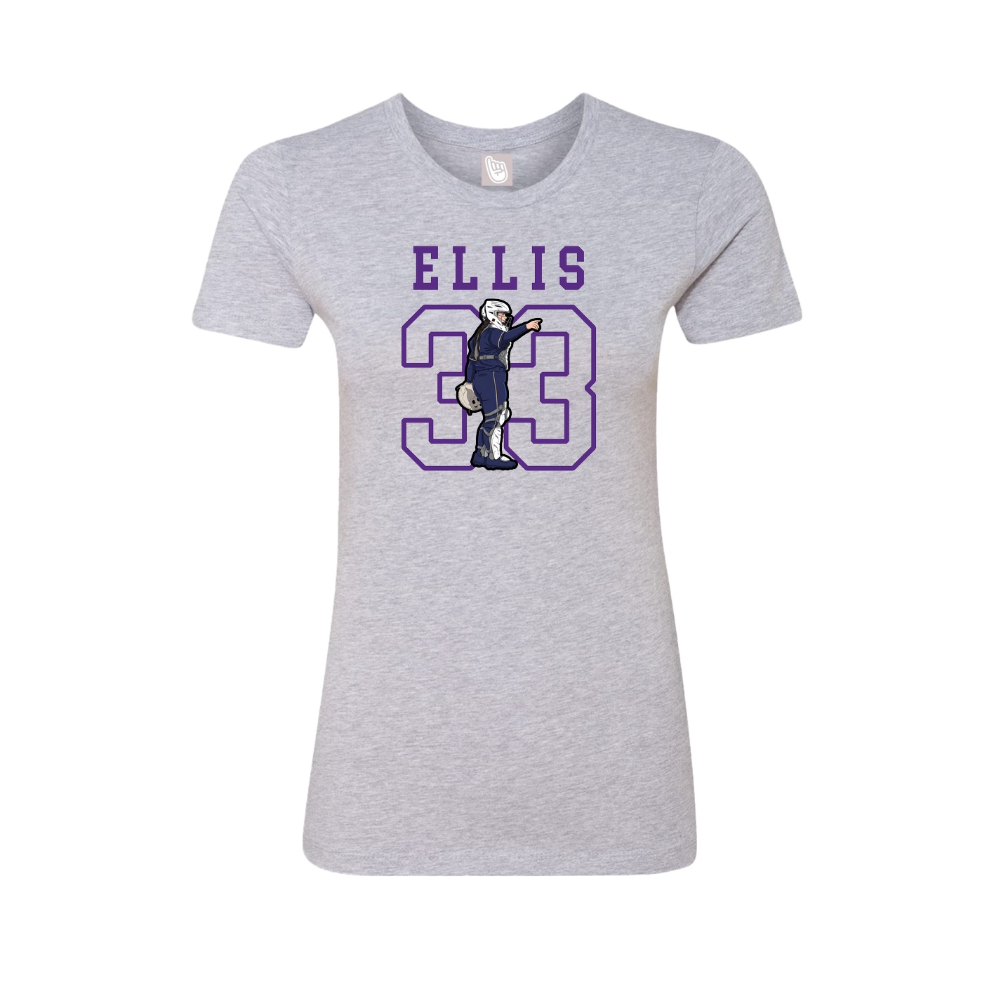 Fitted Women's Tee — Shirsey in Grey