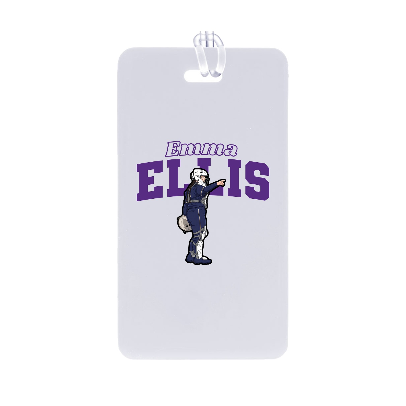 Bag Tag — Name Arch in Classic