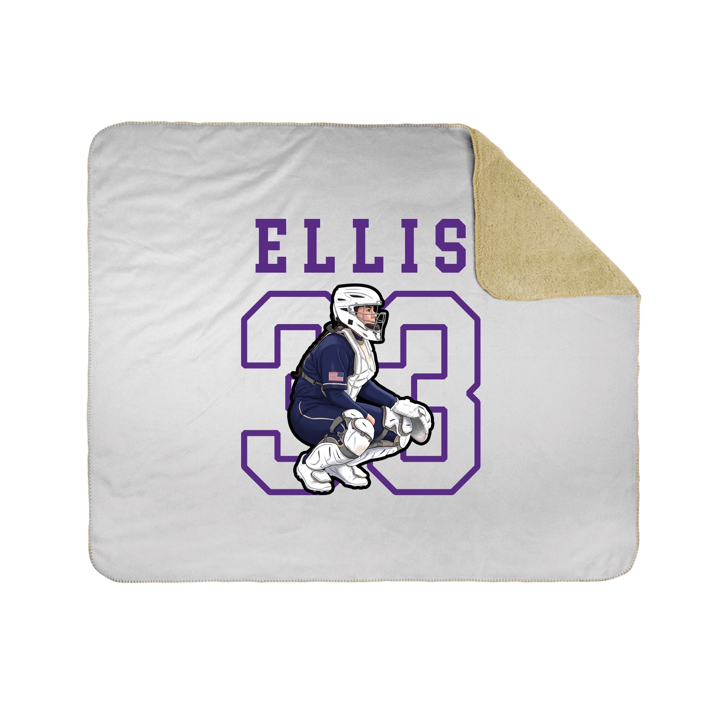 Throw Blanket — Shirsey in White