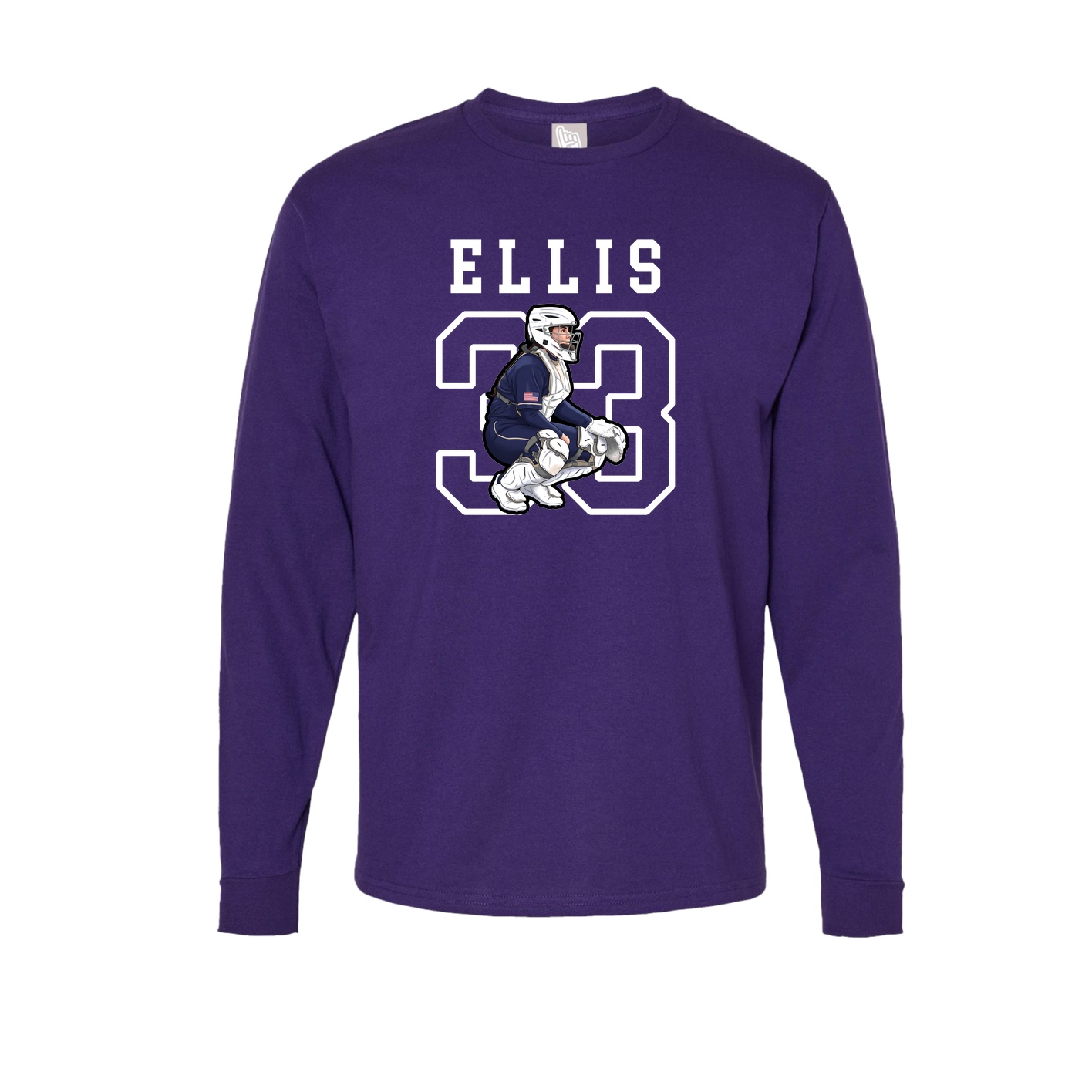 Long Sleeve Tee — Shirsey in Purple