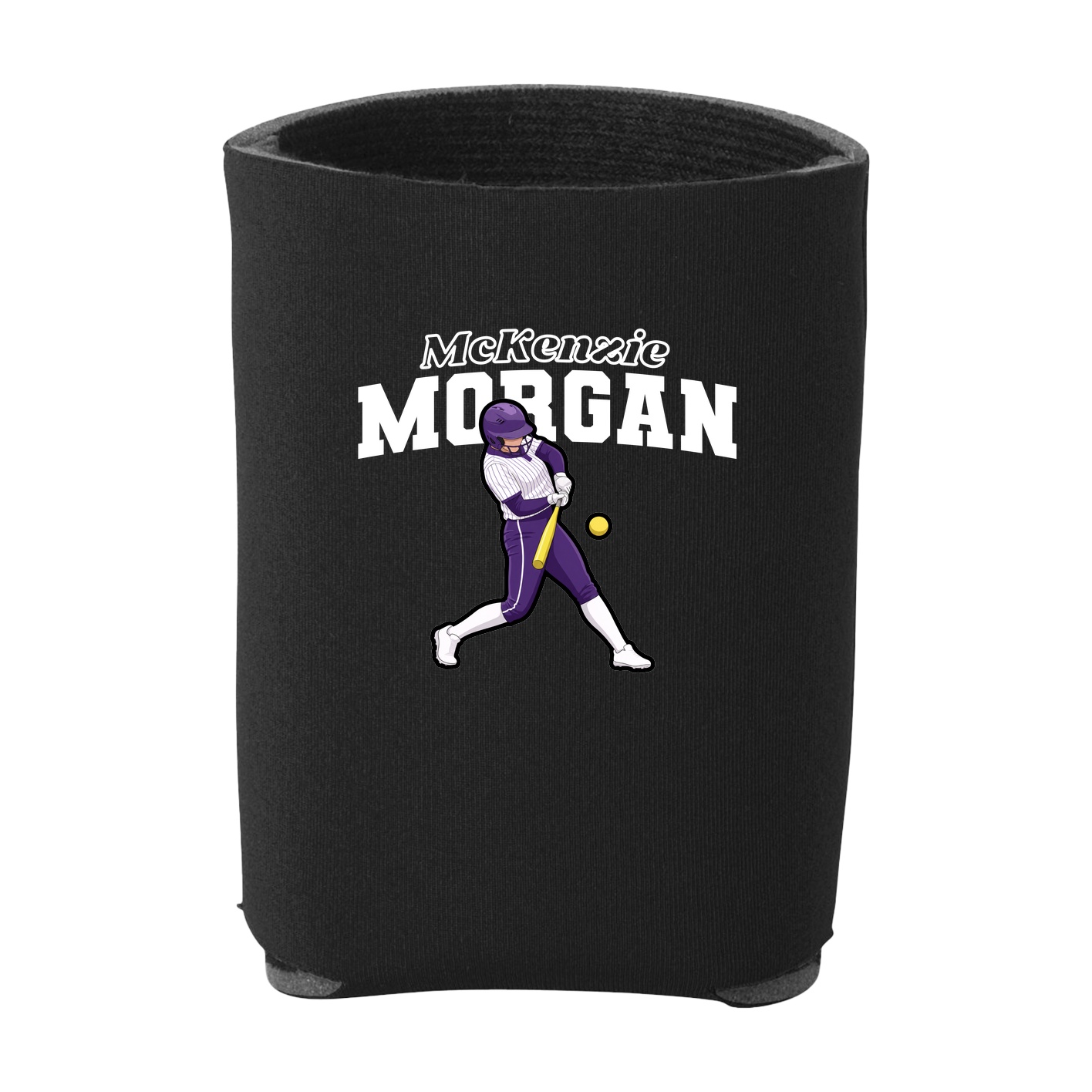 Can Holder — Name Arch in Black