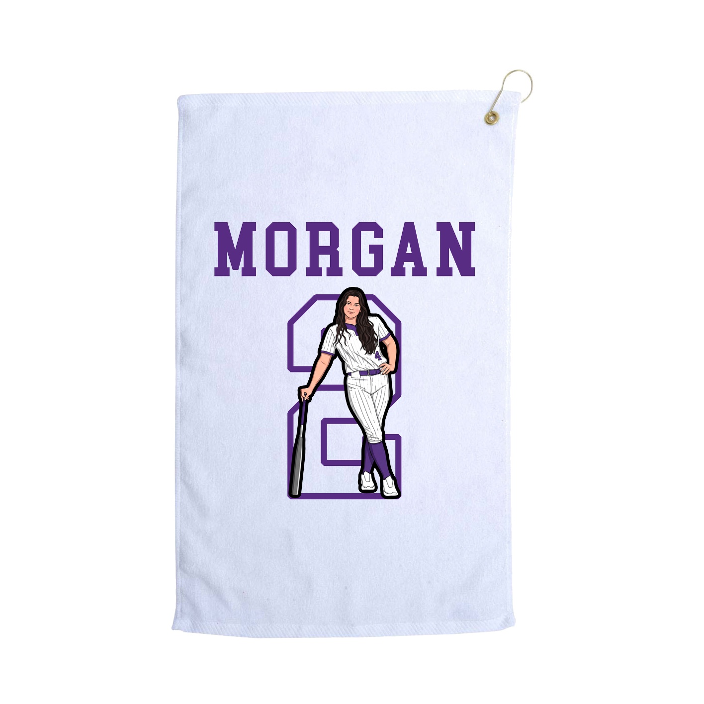 Golf Towel — Shirsey in White