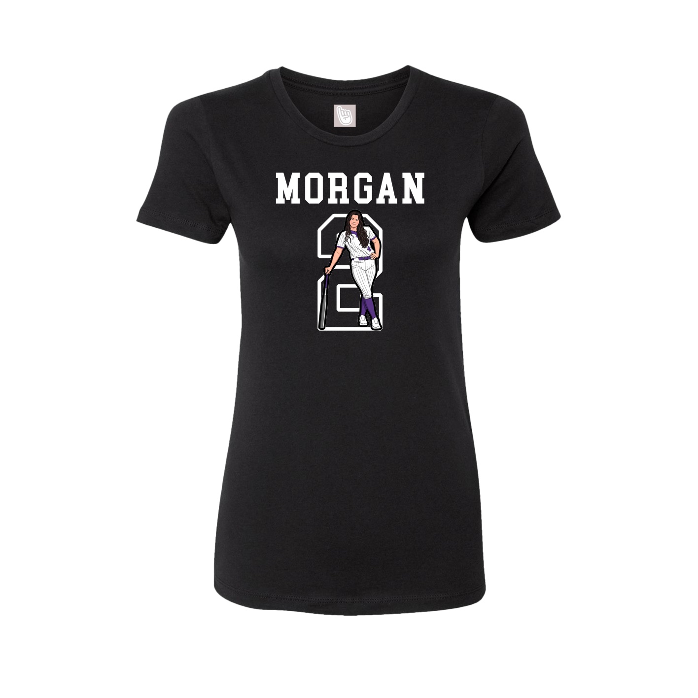 Fitted Women's Tee — Shirsey in Black