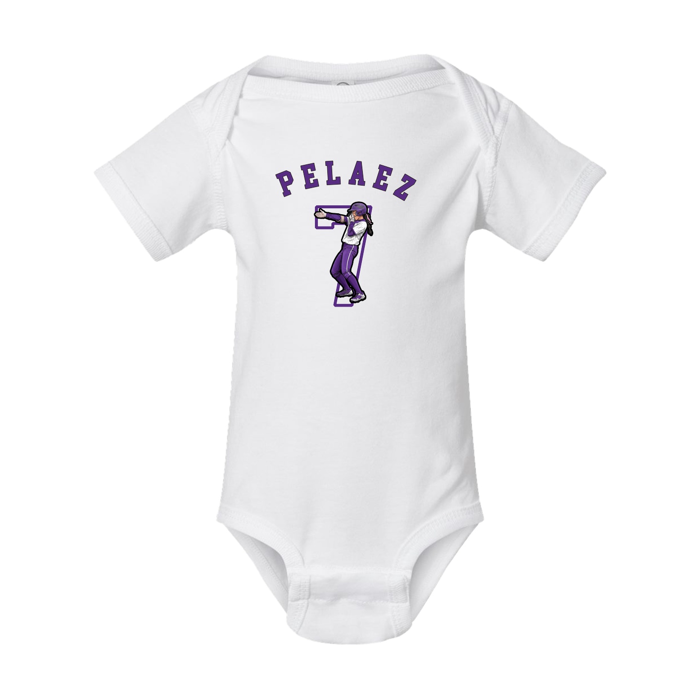 Baby Onesie — Shirsey Arch in White