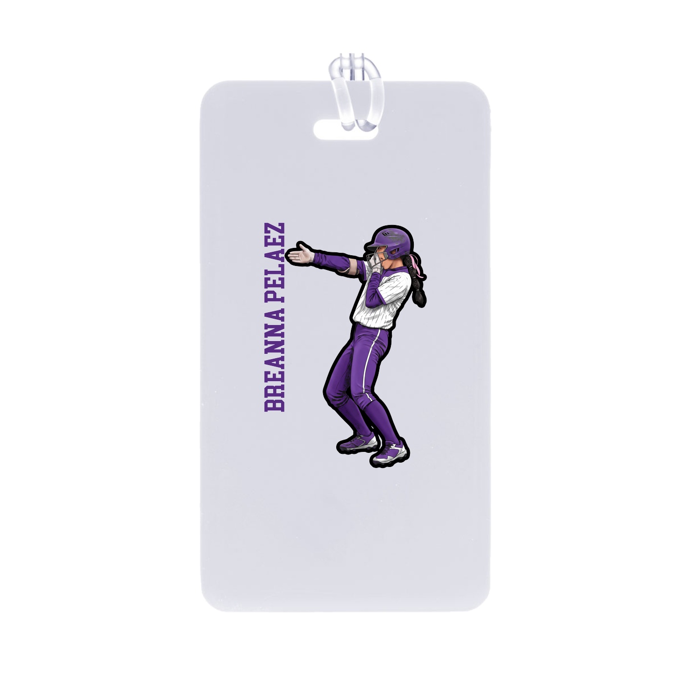 Bag Tag — Name Vertical in Classic