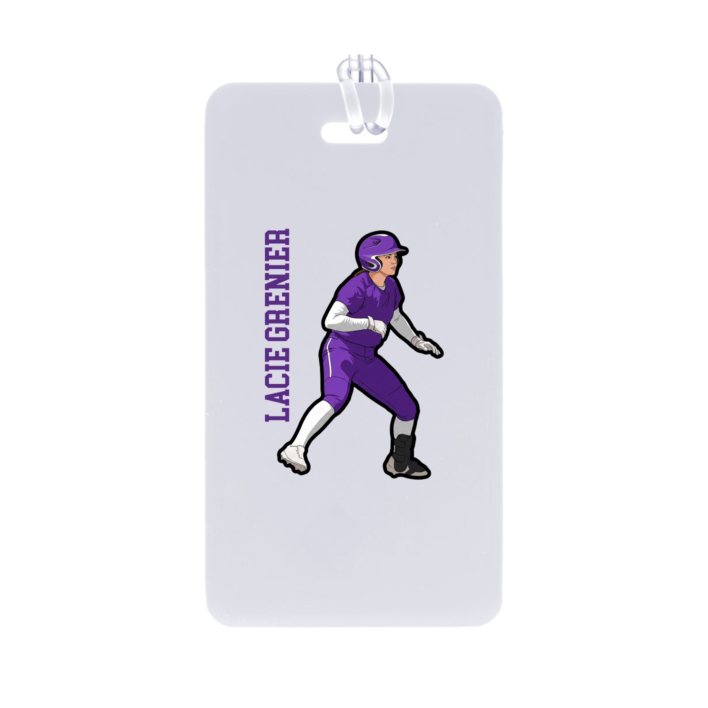 Bag Tag — Name Vertical in Classic