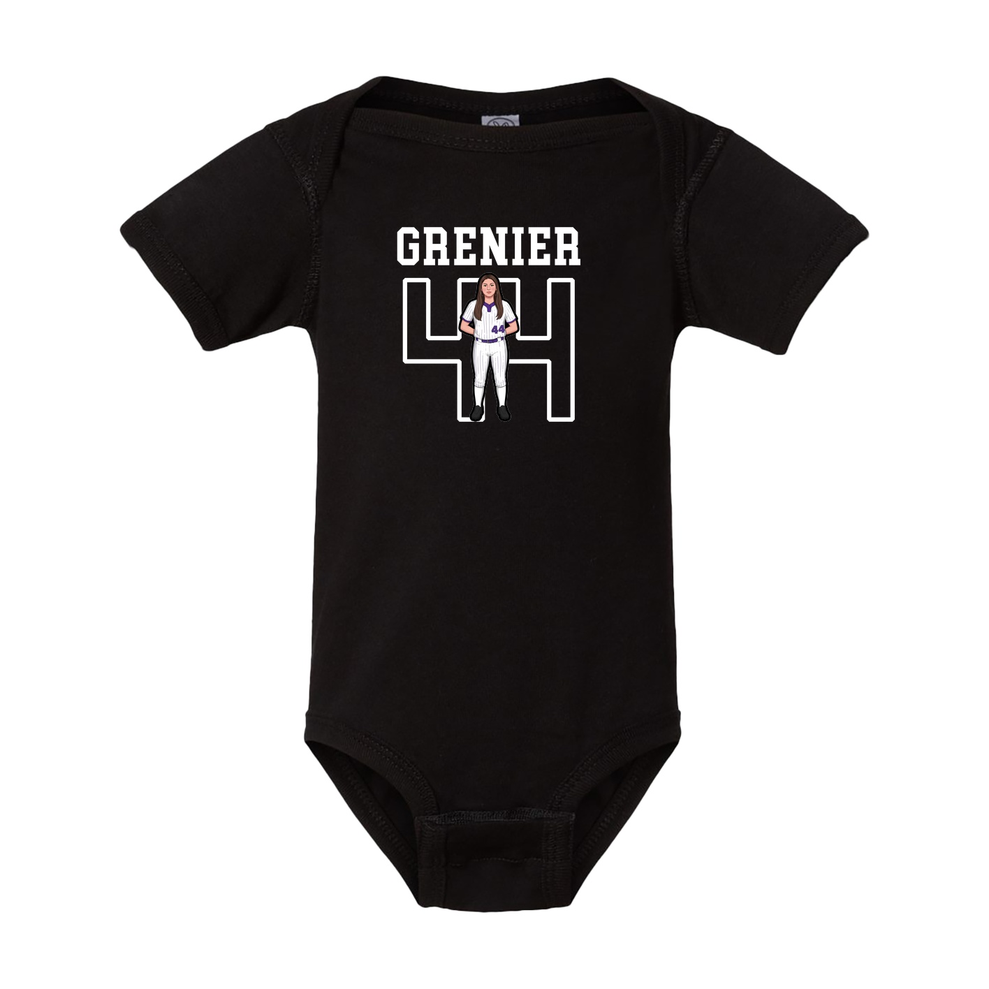 Baby Onesie — Shirsey in Black