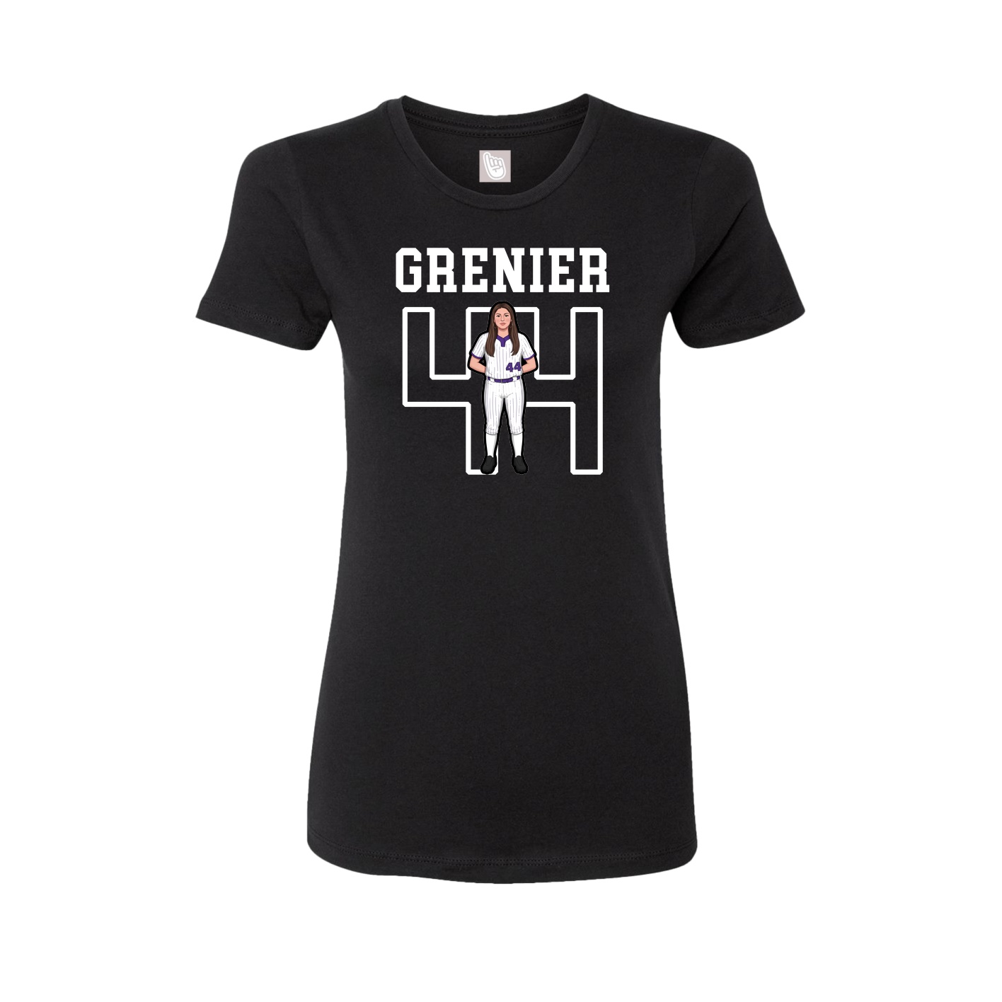 Fitted Women's Tee — Shirsey in Black