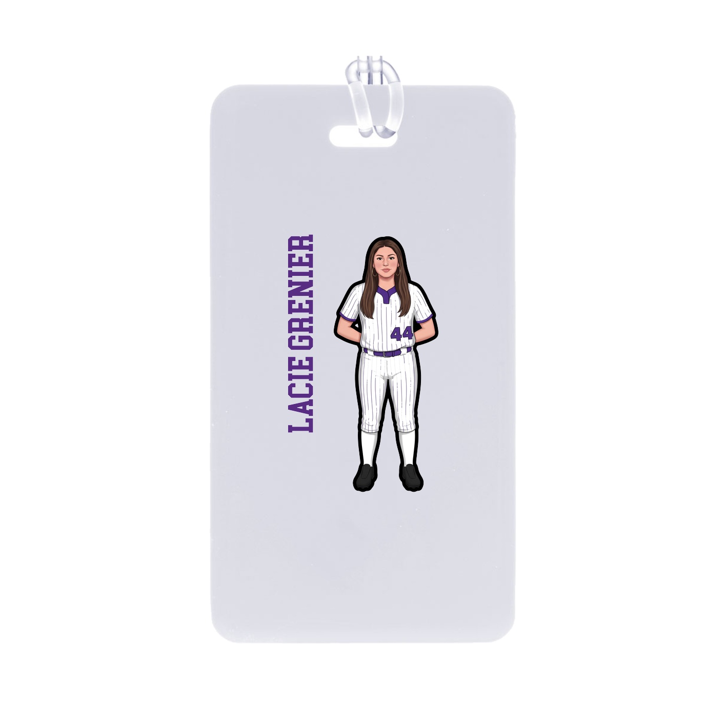 Bag Tag — Name Vertical in Classic