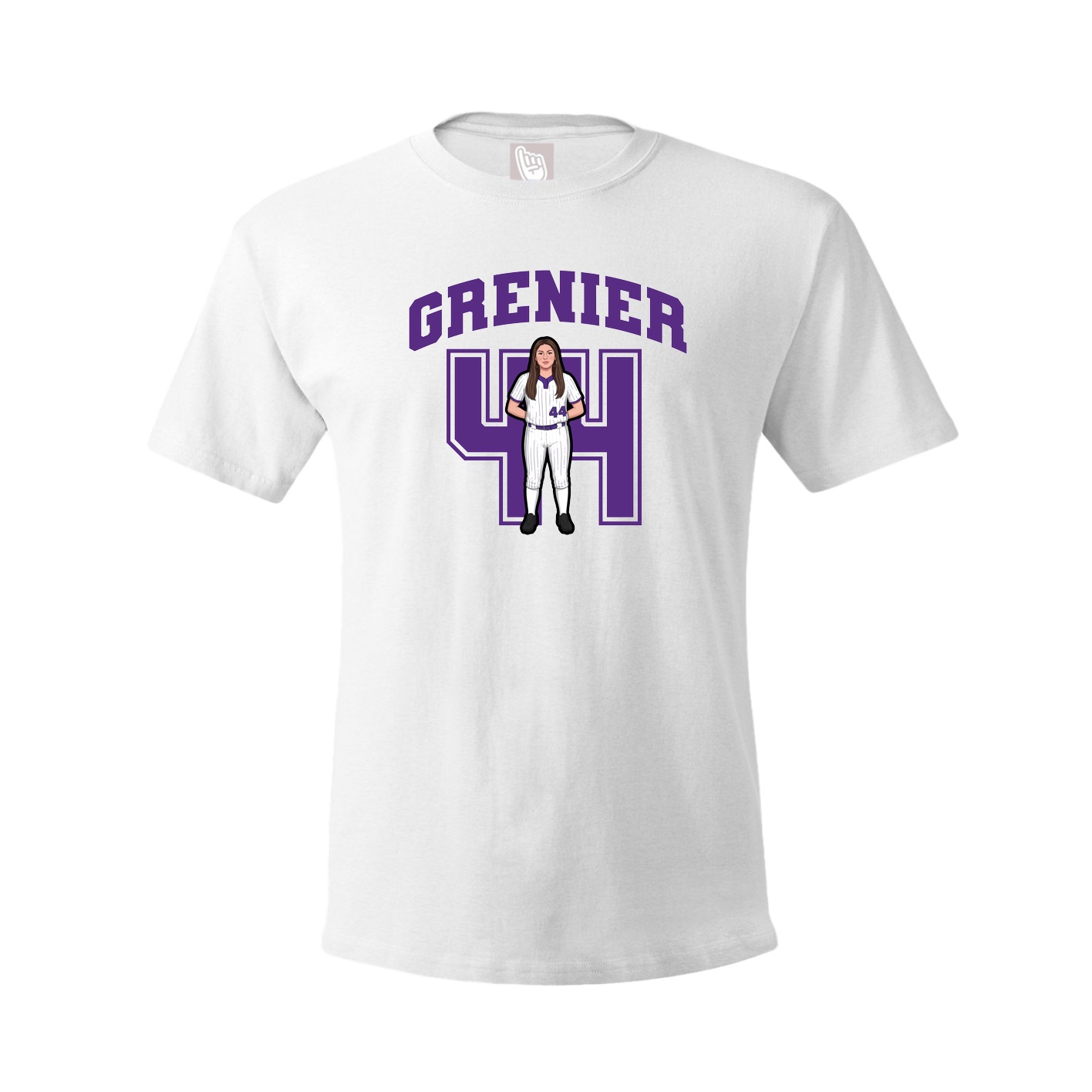 Tee — Number in White