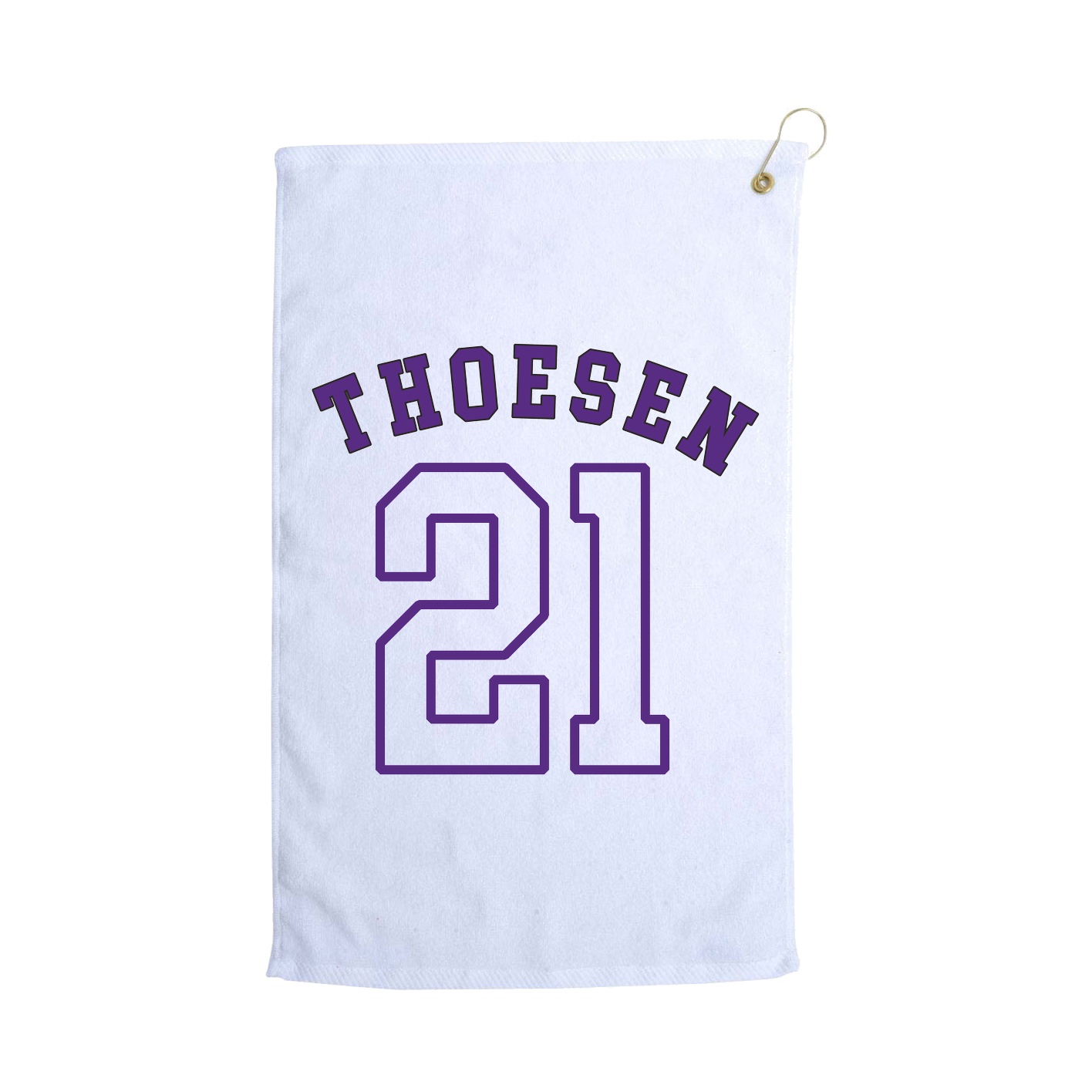 Golf Towel — Shirsey Arch in White