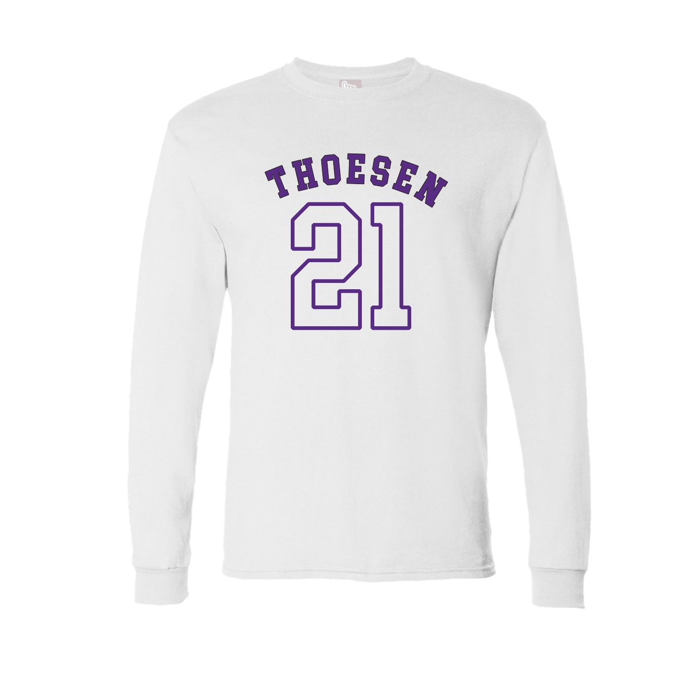 Long Sleeve Tee — Shirsey Arch in White
