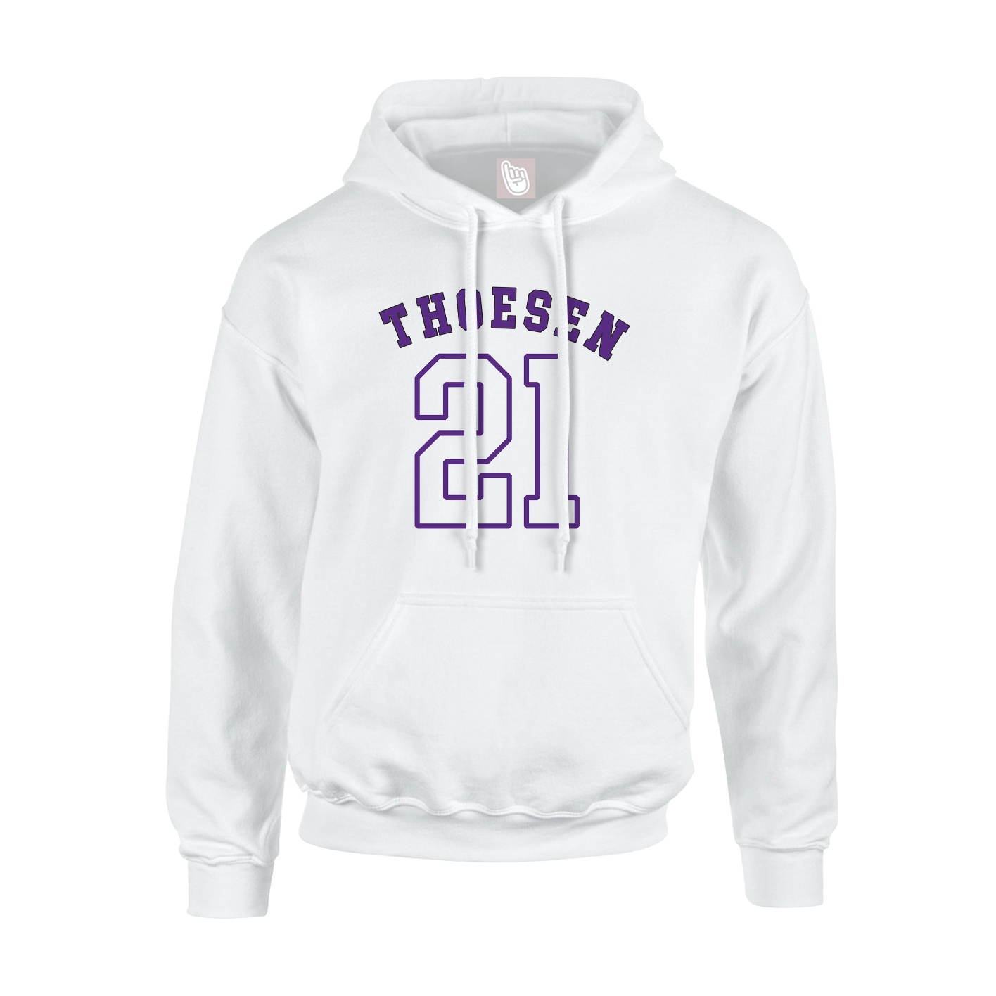 Hoodie — Shirsey Arch in White