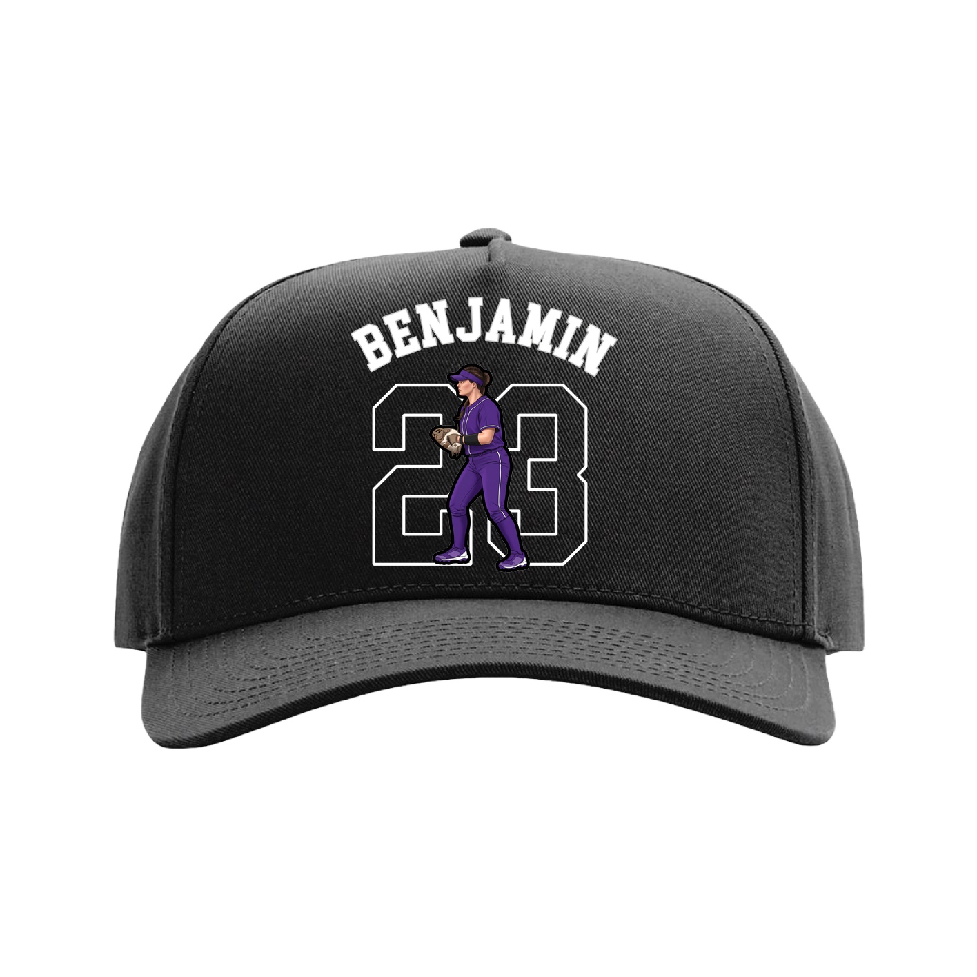 Full Fabric Five-Panel Champ Cap