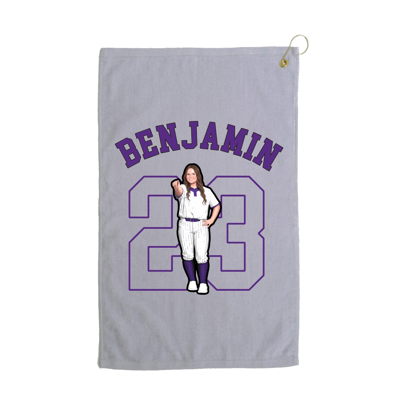 Golf Towel — Shirsey Arch in Grey