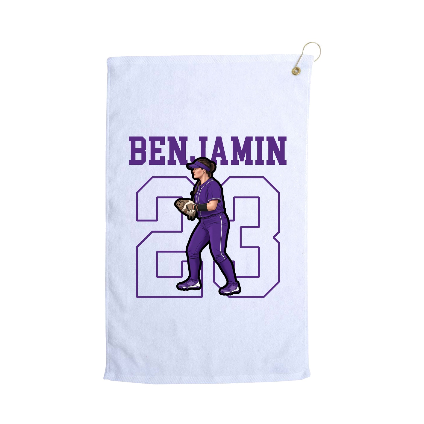 Golf Towel — Shirsey in White