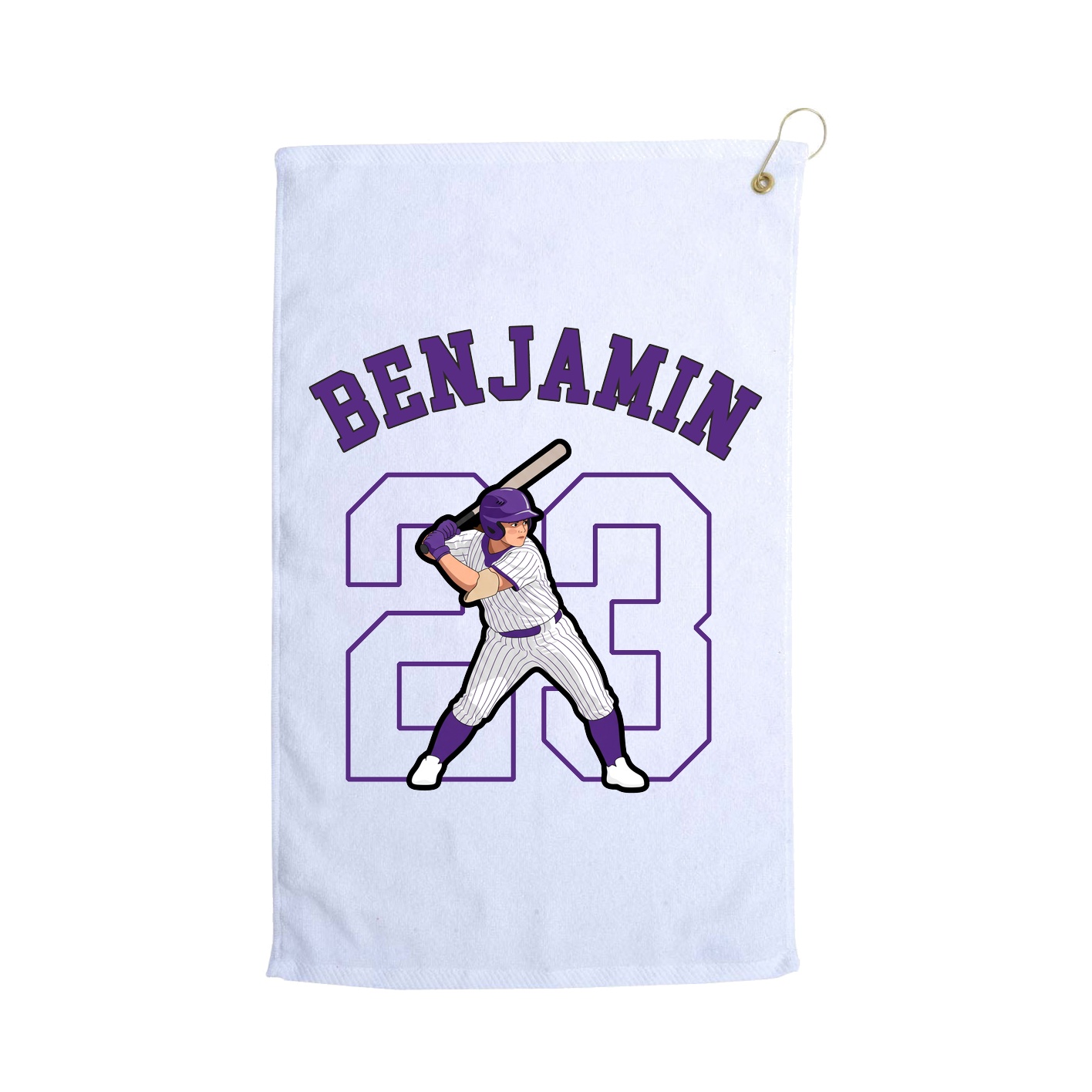 Golf Towel — Shirsey Arch in White