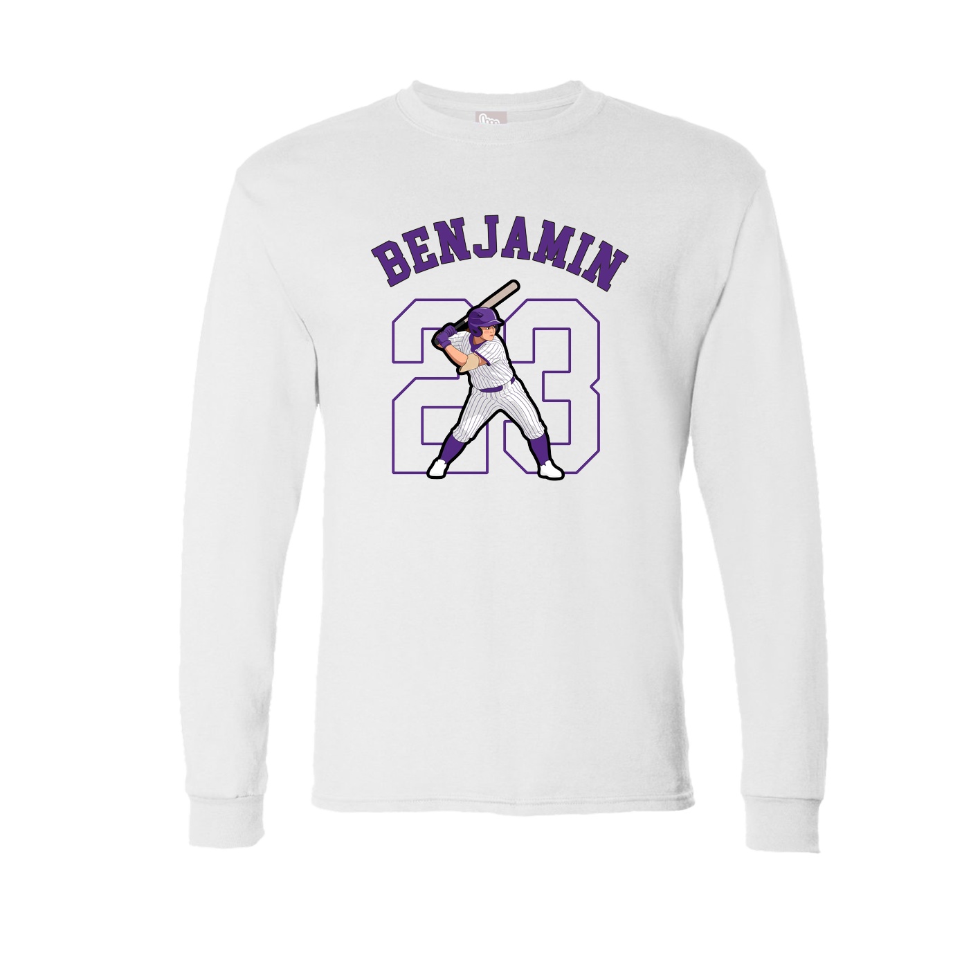 Long Sleeve Tee — Shirsey Arch in White