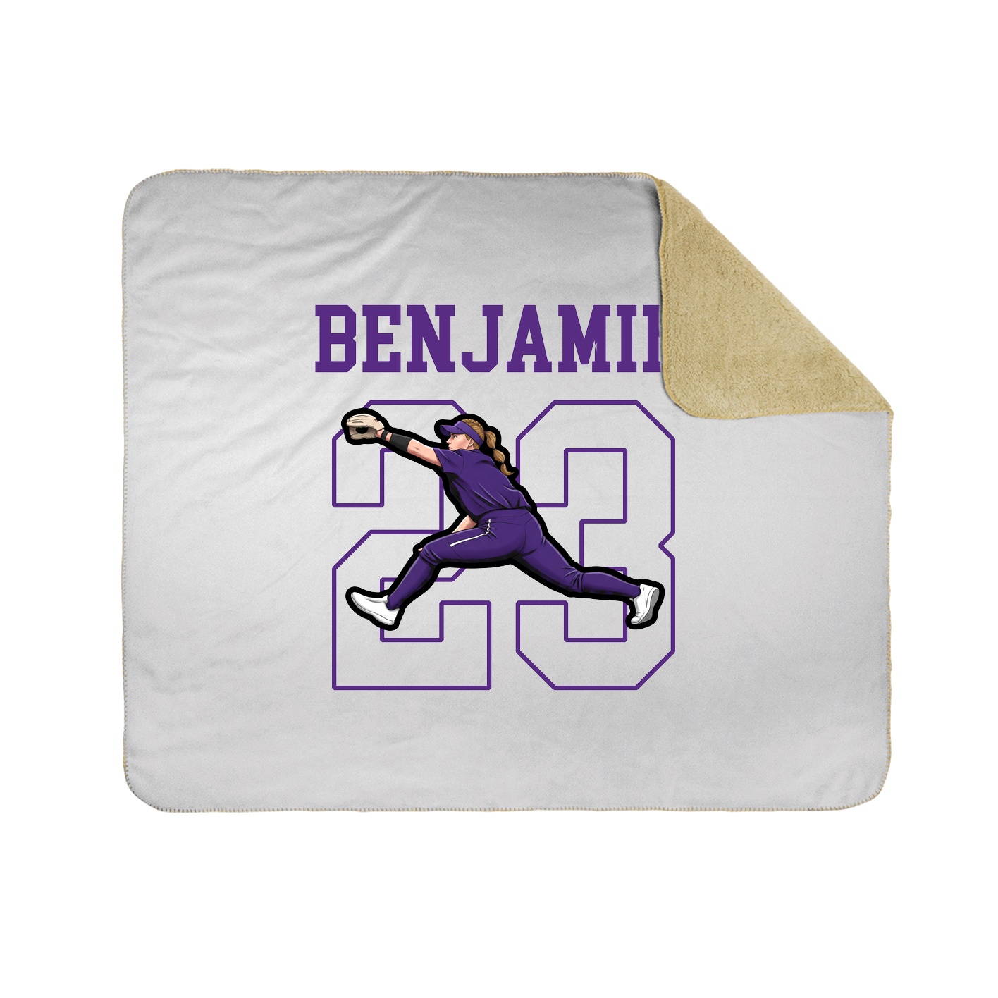 Throw Blanket — Shirsey in White