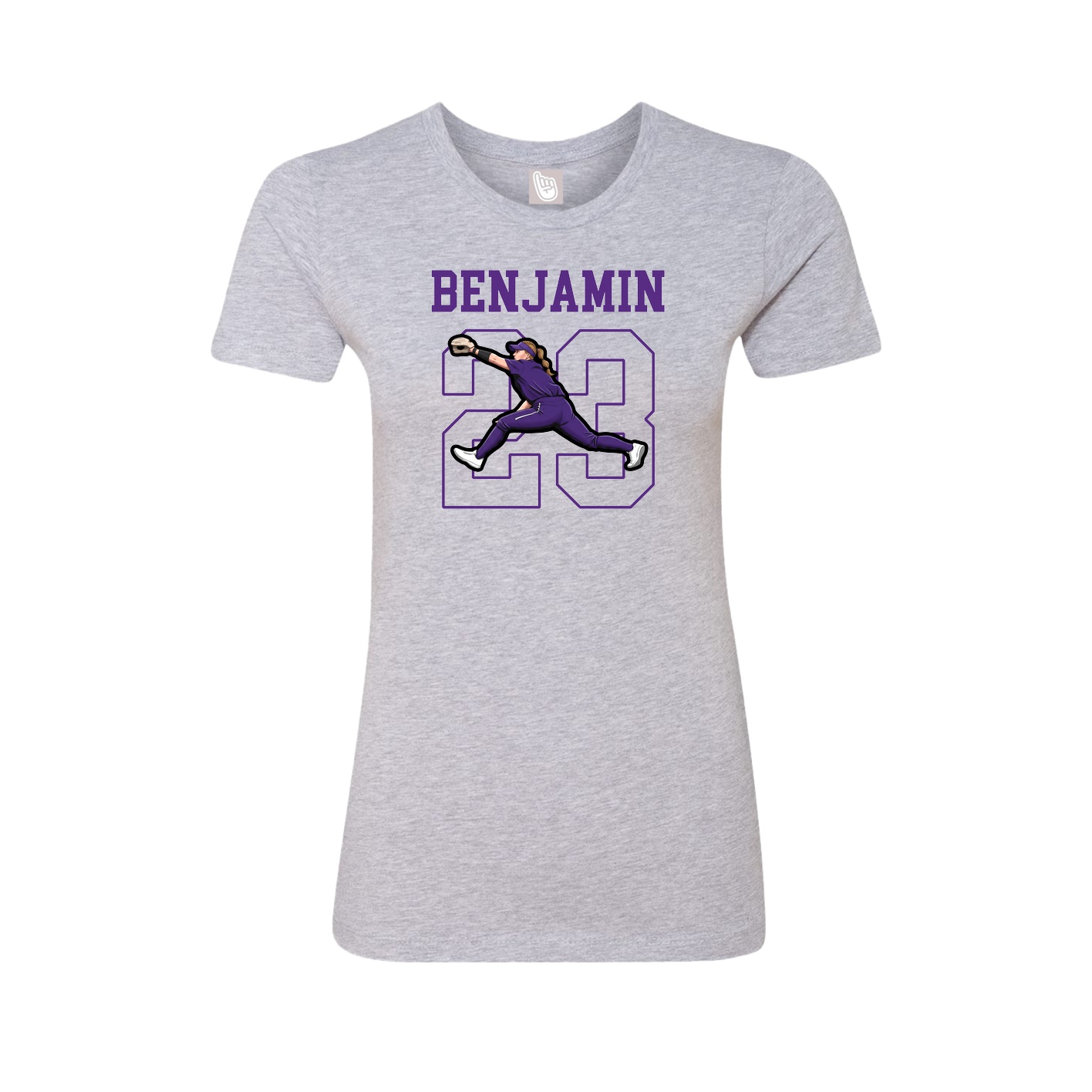 Fitted Women's Tee — Shirsey in Grey