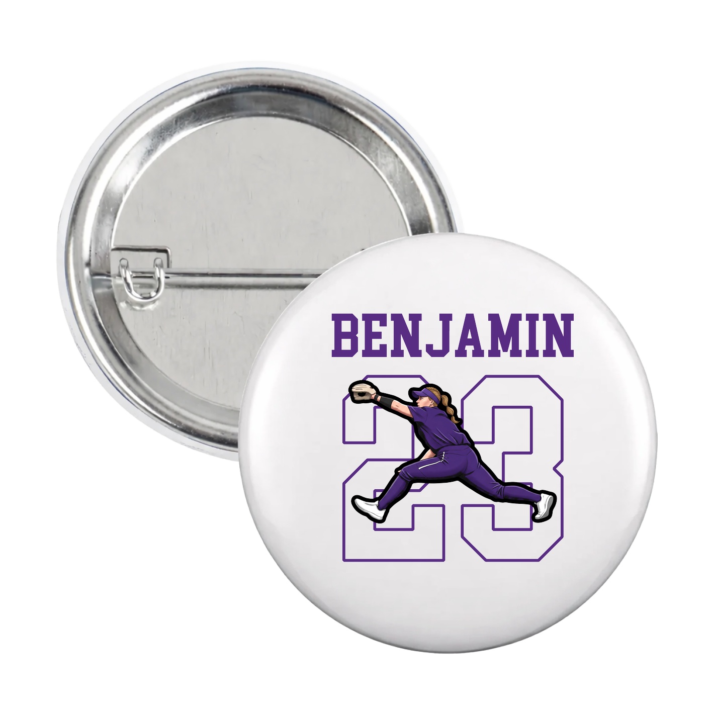 Game Day Button — Shirsey in White