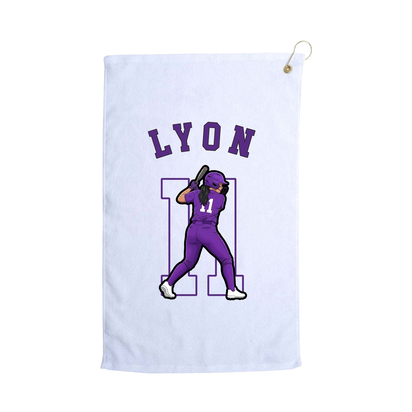 Golf Towel — Shirsey Arch in White
