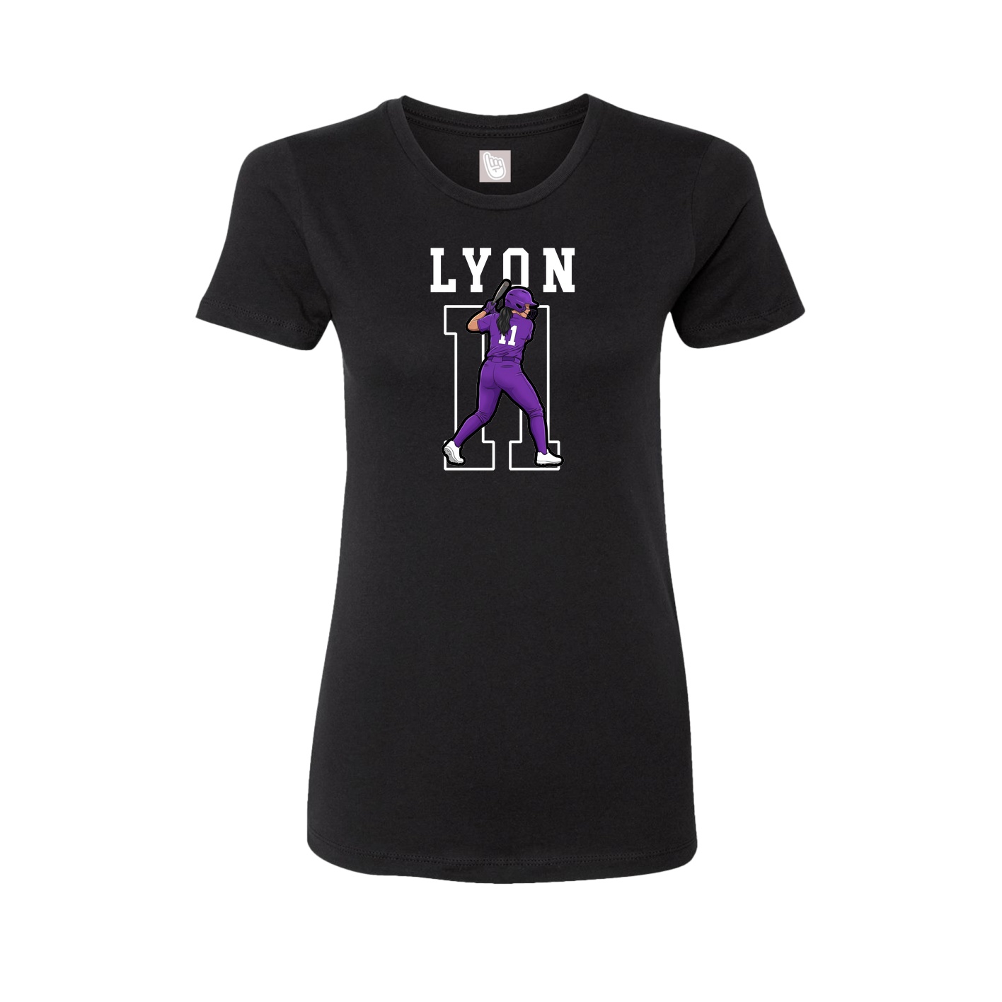Fitted Women's Tee — Shirsey in Black