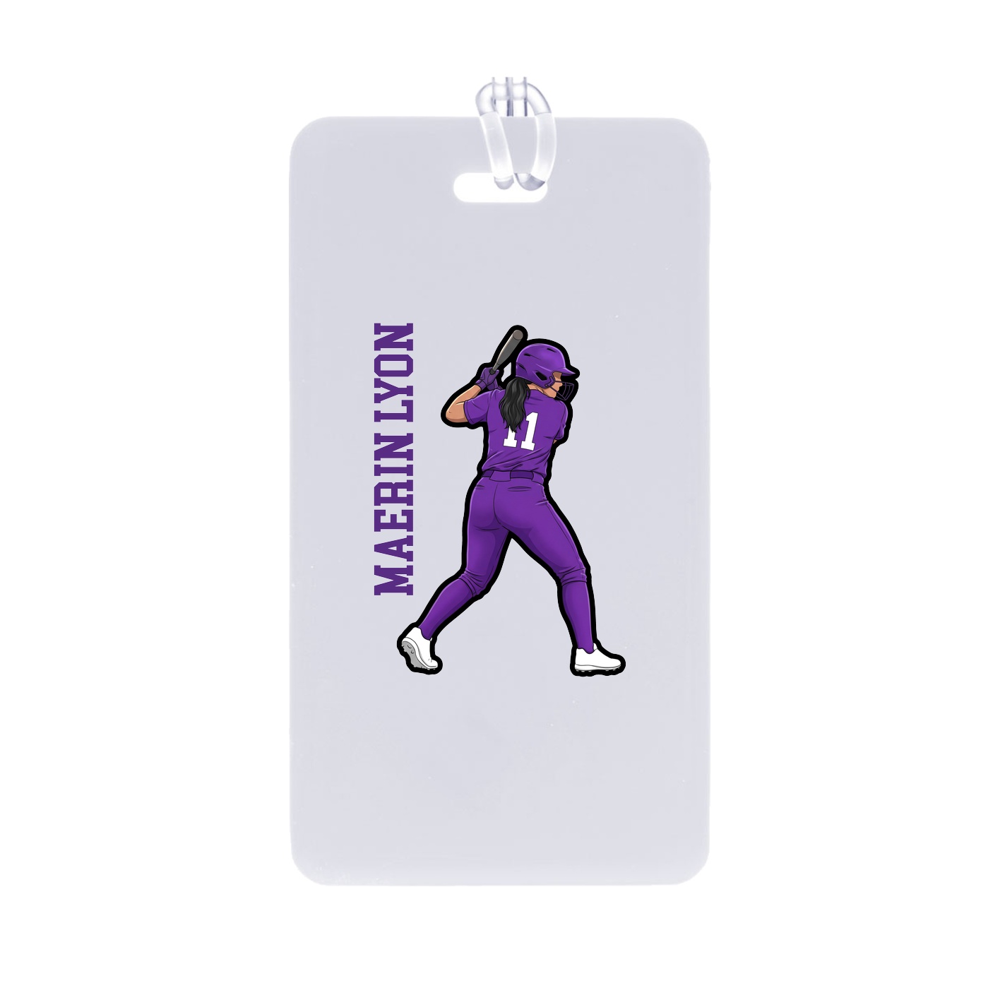Bag Tag — Name Vertical in Classic
